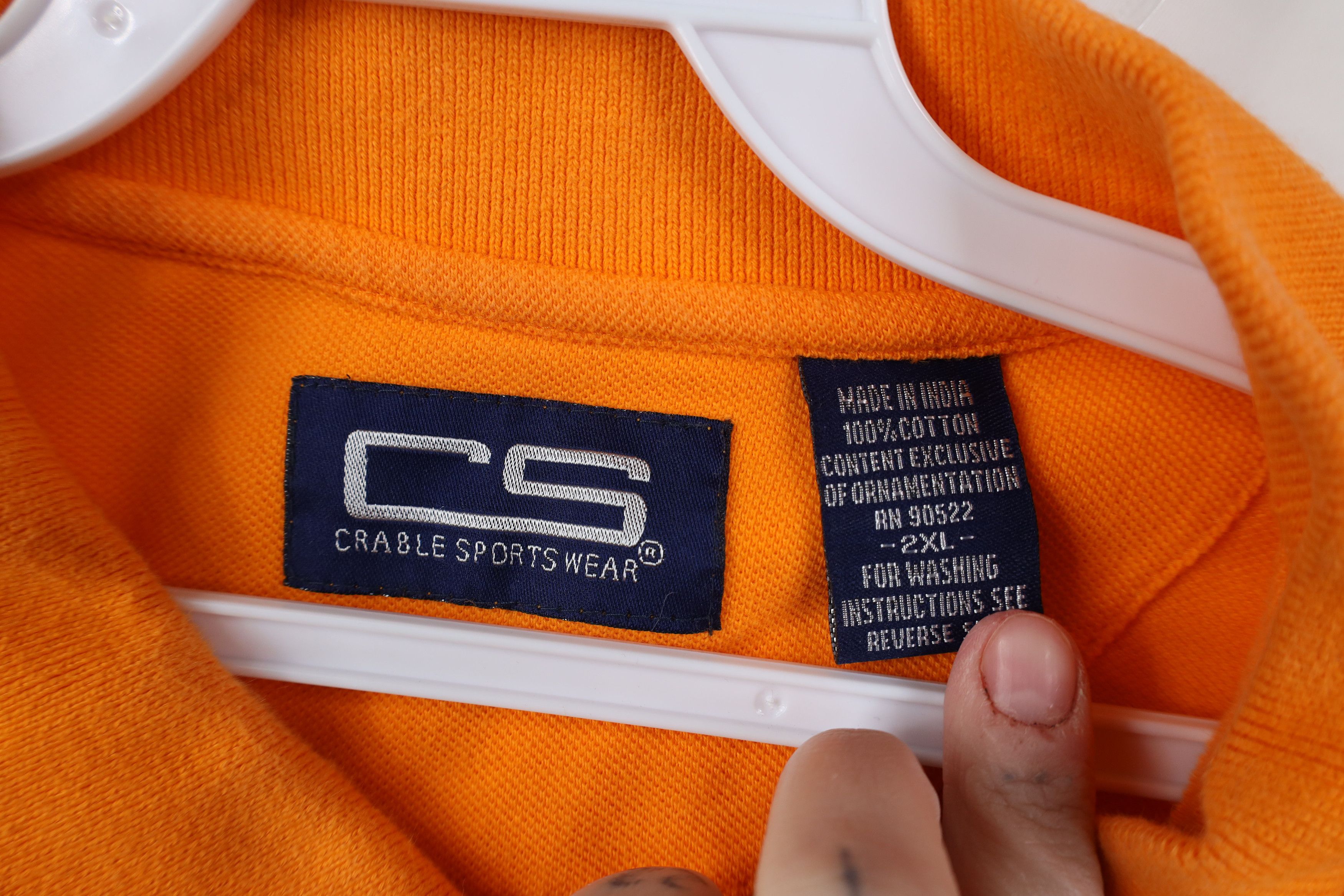 Vintage Vintage 90s University of Tennessee Short Sleeve Polo Shirt Size US XXL / EU 58 / 5 - 8 Thumbnail