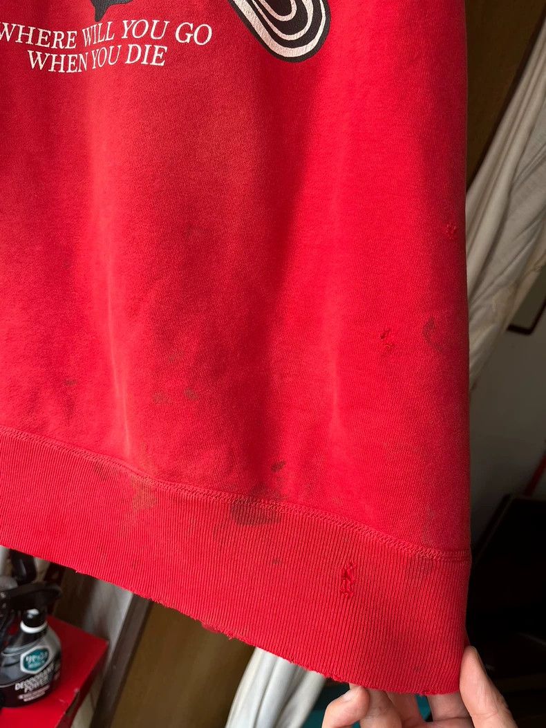 Saint Michael Saint Michael Red round neck hoodie Size US XL / EU 56 / 4 - 4 Thumbnail