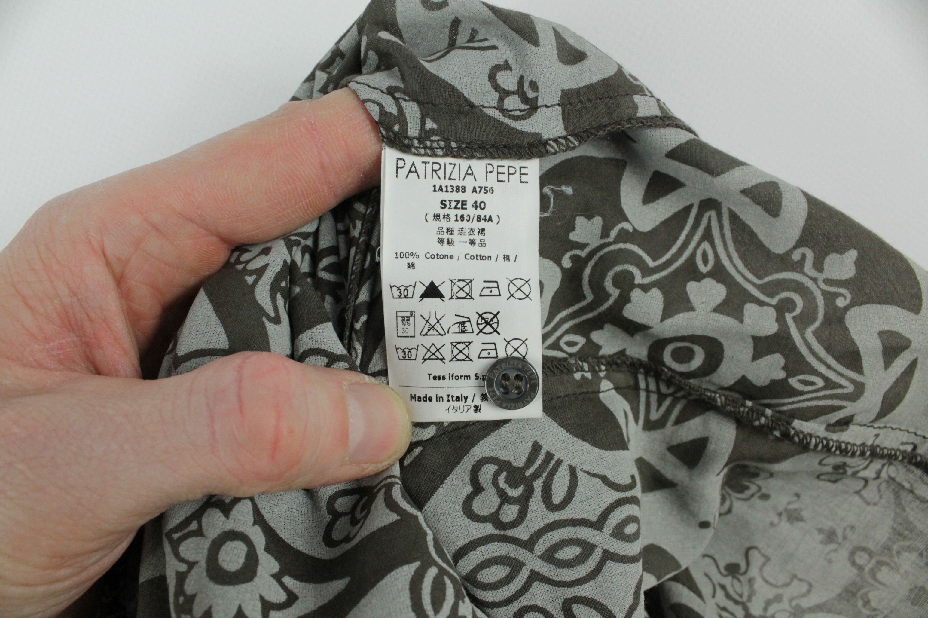 Patrizia Pepe Patrizia Pepe Pattern Cotton Beads Ultralight Dress Size S / US 4 / IT 40 - 6 Thumbnail