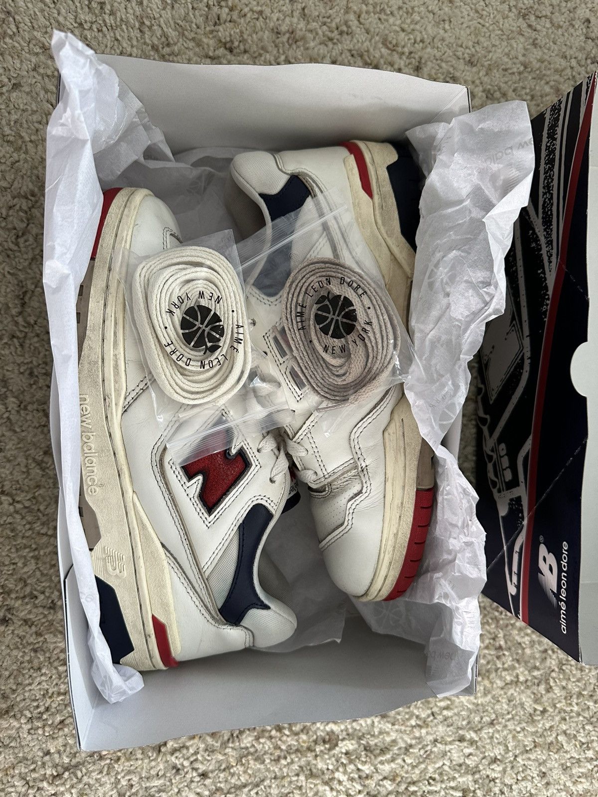 Aime Leon Dore × New Balance Aime Leon Dore New Balance 550 Size US 9 / EU 42 - 7 Thumbnail