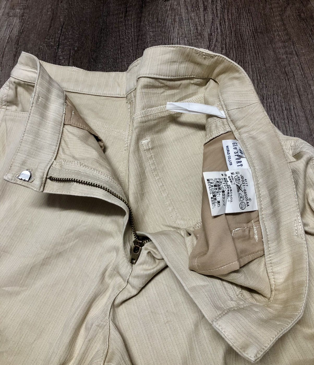 Designer VINTAGE GIO SPORT WORLD CO LTD CASUAL PANTS Size 30" / US 8 / IT 44 - 6 Thumbnail