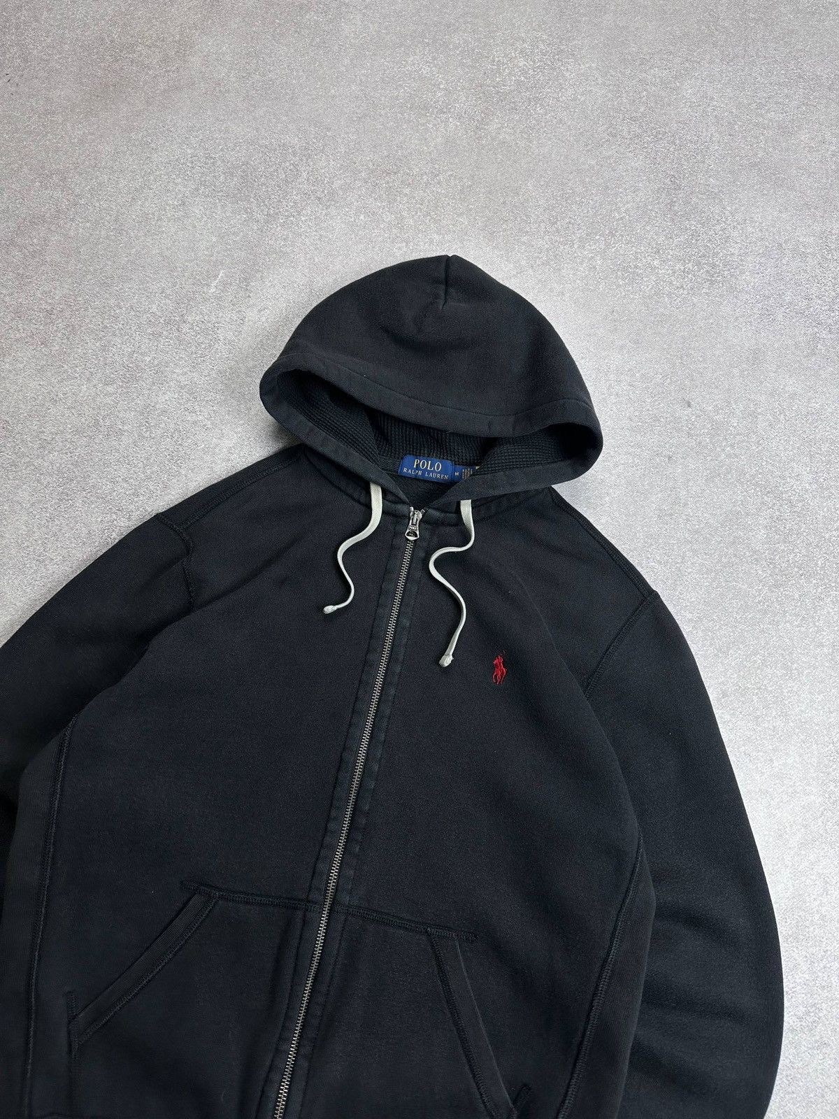 Polo Ralph Lauren Polo Ralph Lauren Sip Hoodie Black Cotton Polo Hoodie M size Size US M / EU 48-50 / 2 - 2 Thumbnail