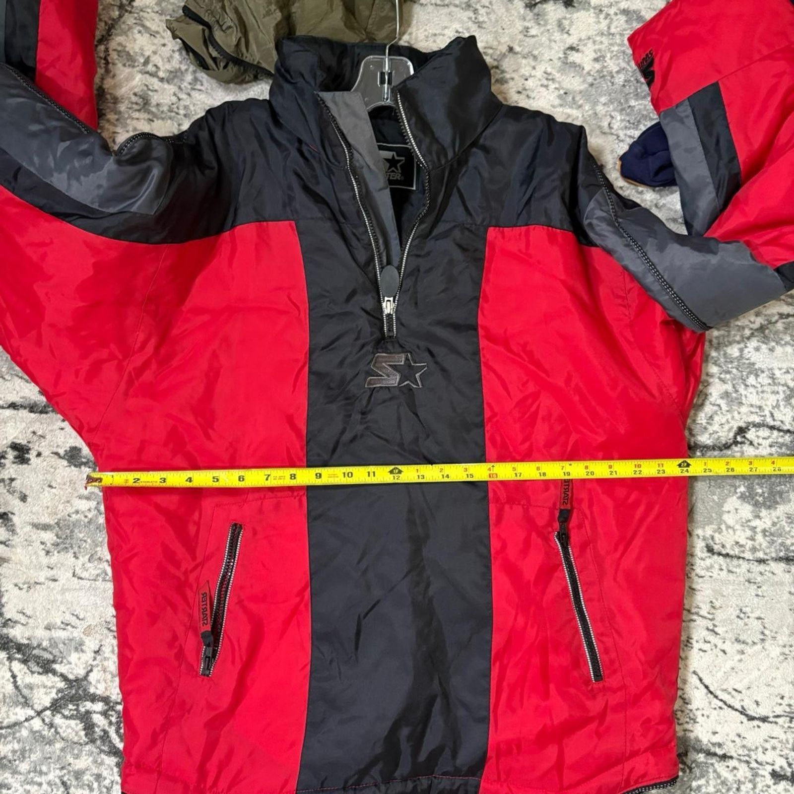 Starter Vintage 90s starter puffer jacket back design size XL Size US XL / EU 56 / 4 - 7 Thumbnail
