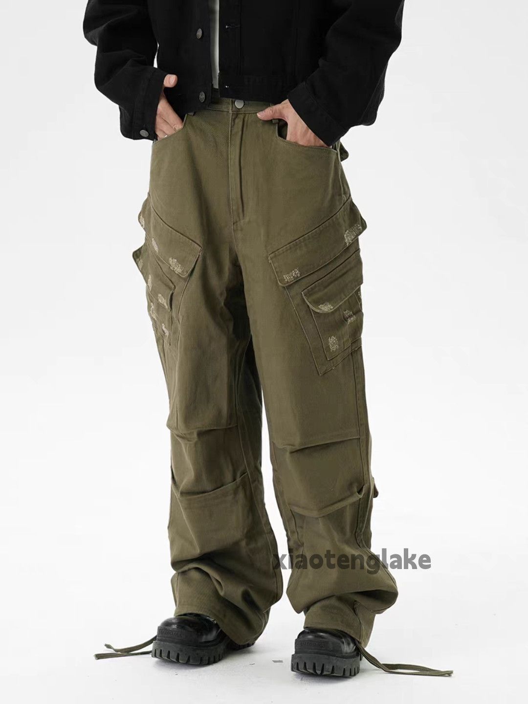 Vintage xz asaprocky Balenciaga style military opium cargo pants Size US 34 / EU 50 - 3 Thumbnail