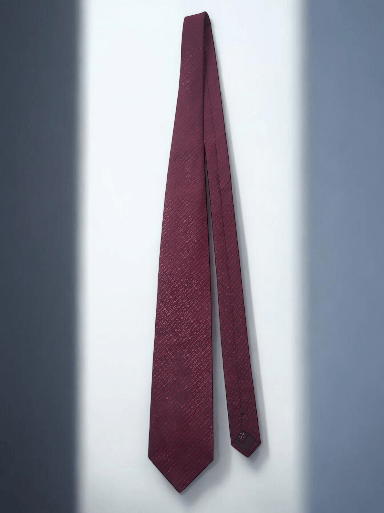Louis Vuitton Louis Vuitton Silk Overflow Monogram Tie Cravatte Size ONE SIZE - 6 Thumbnail