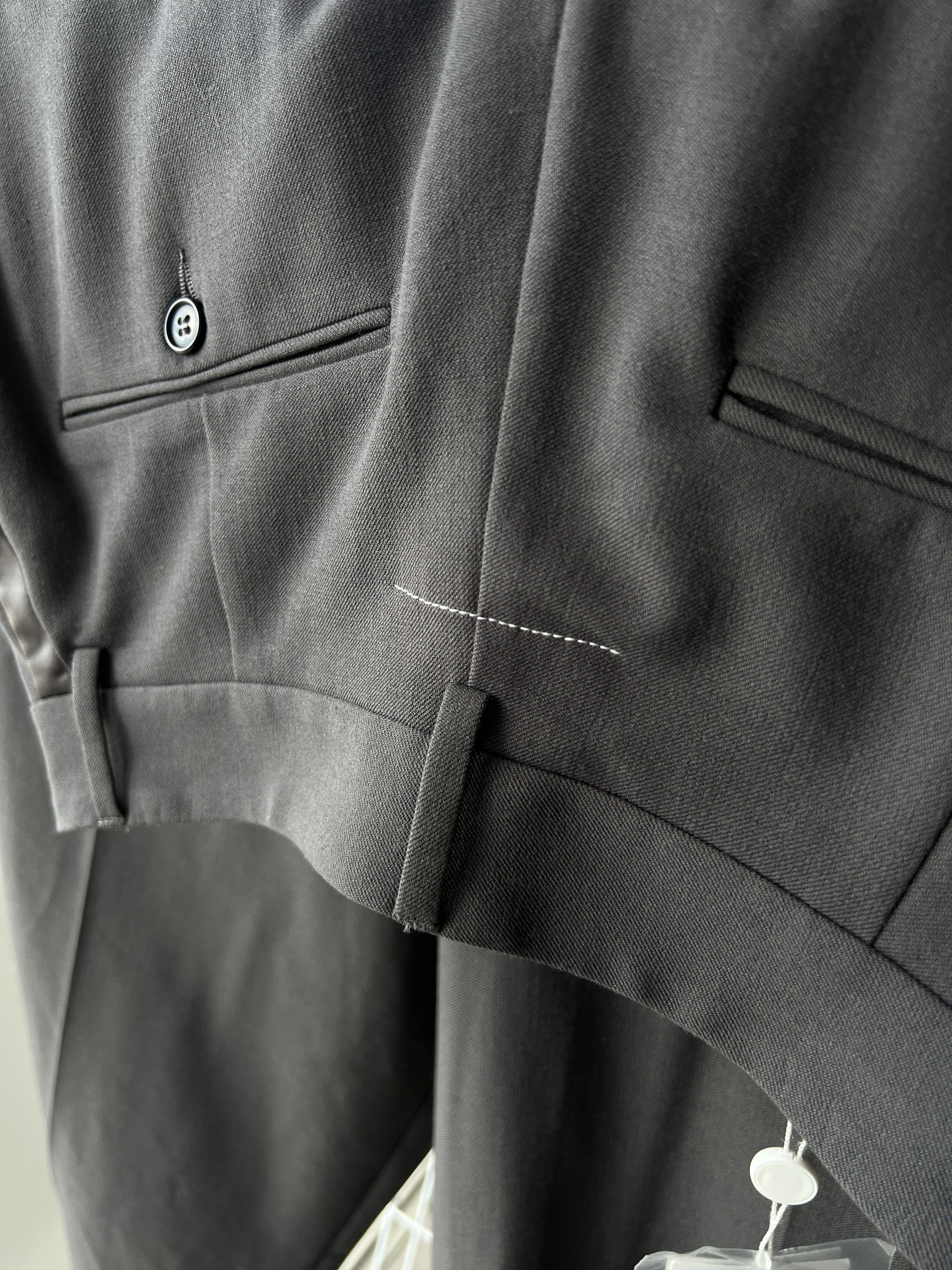 Maison Margiela MM6 Maison Margiela Tailoring Wool Canvas Trousers Grey Size 30" / US 8 / IT 44 - 9 Thumbnail