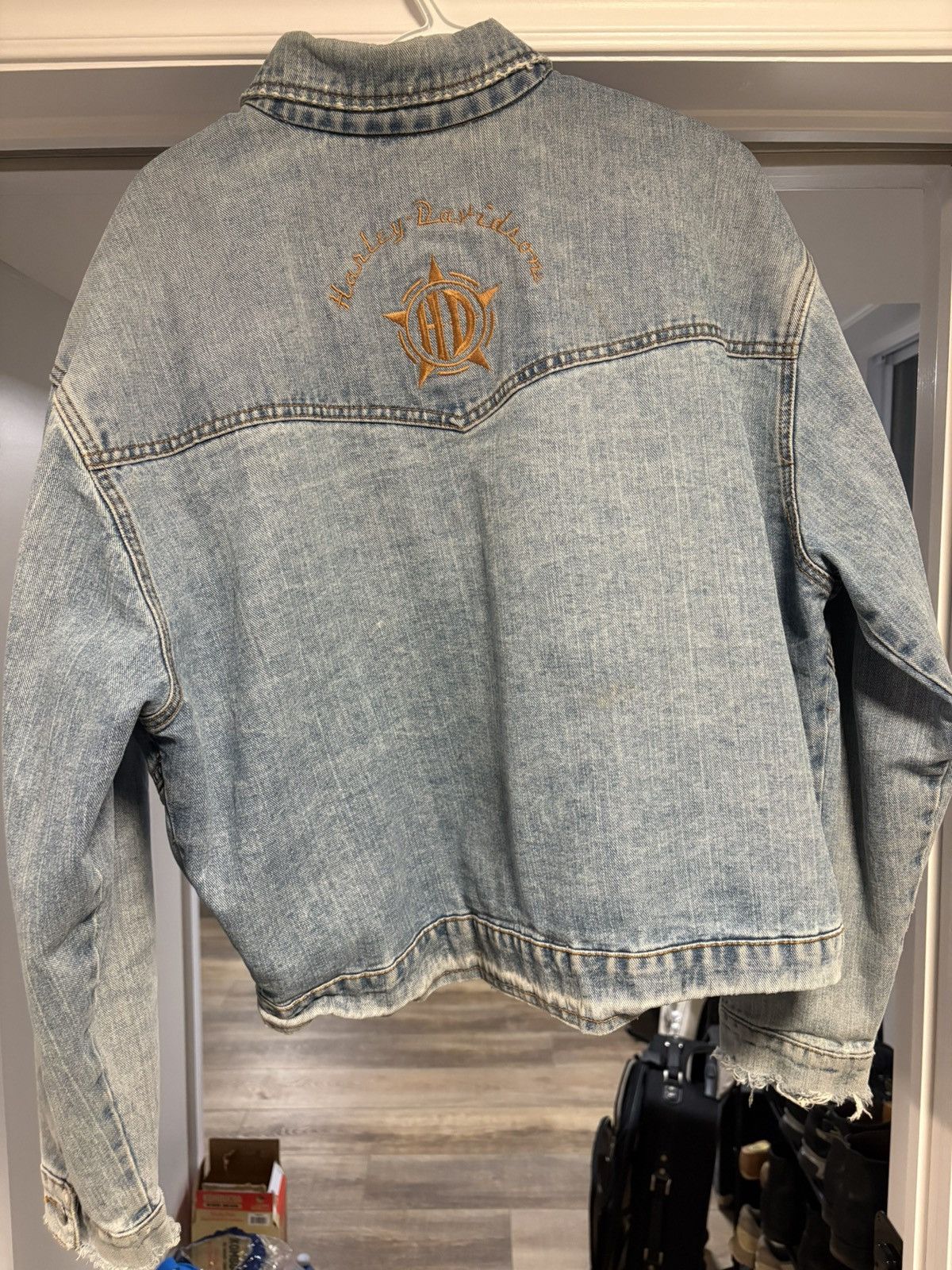 Harley Davidson Vintage Harley Davidson denim jacket Size US L / EU 52-54 / 3 - 4 Thumbnail