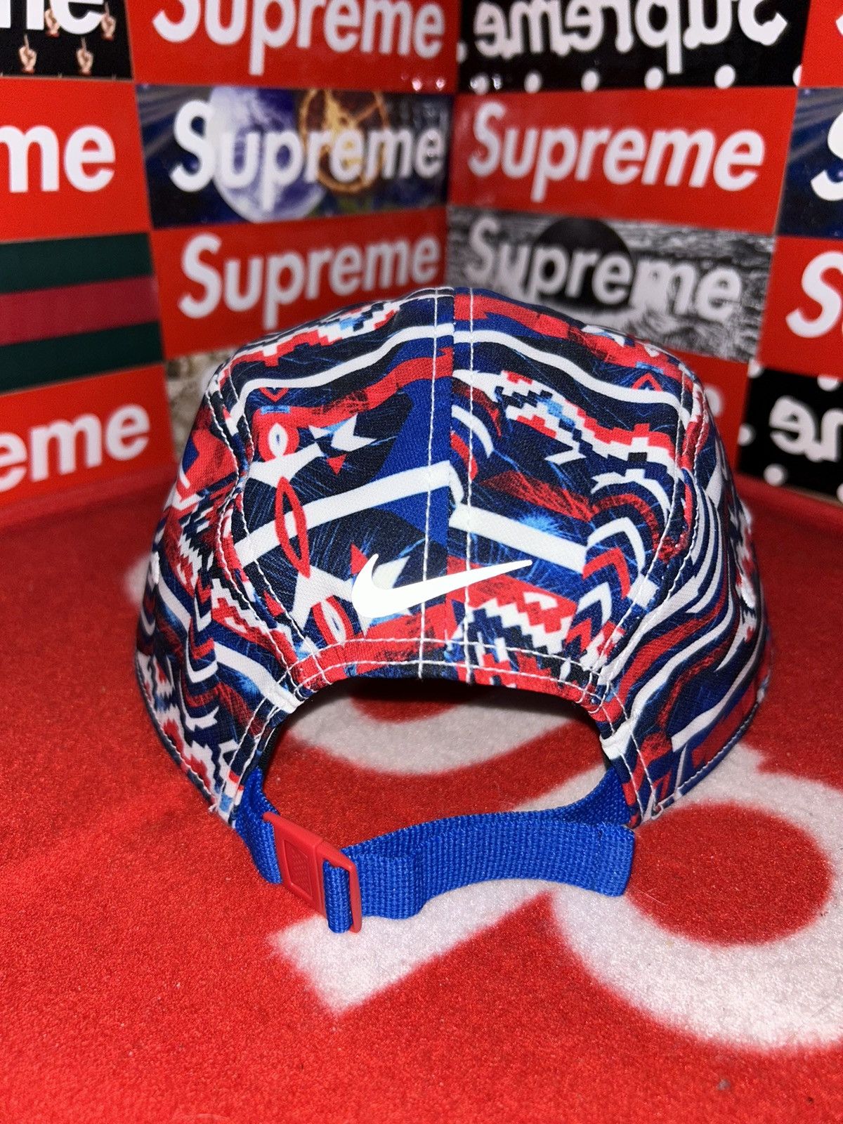 Nike 2014 NIKE KOBE BRYANT IX INDEPENDENCE DAY 5 PANEL HAT NEW Size ONE SIZE - 4 Thumbnail