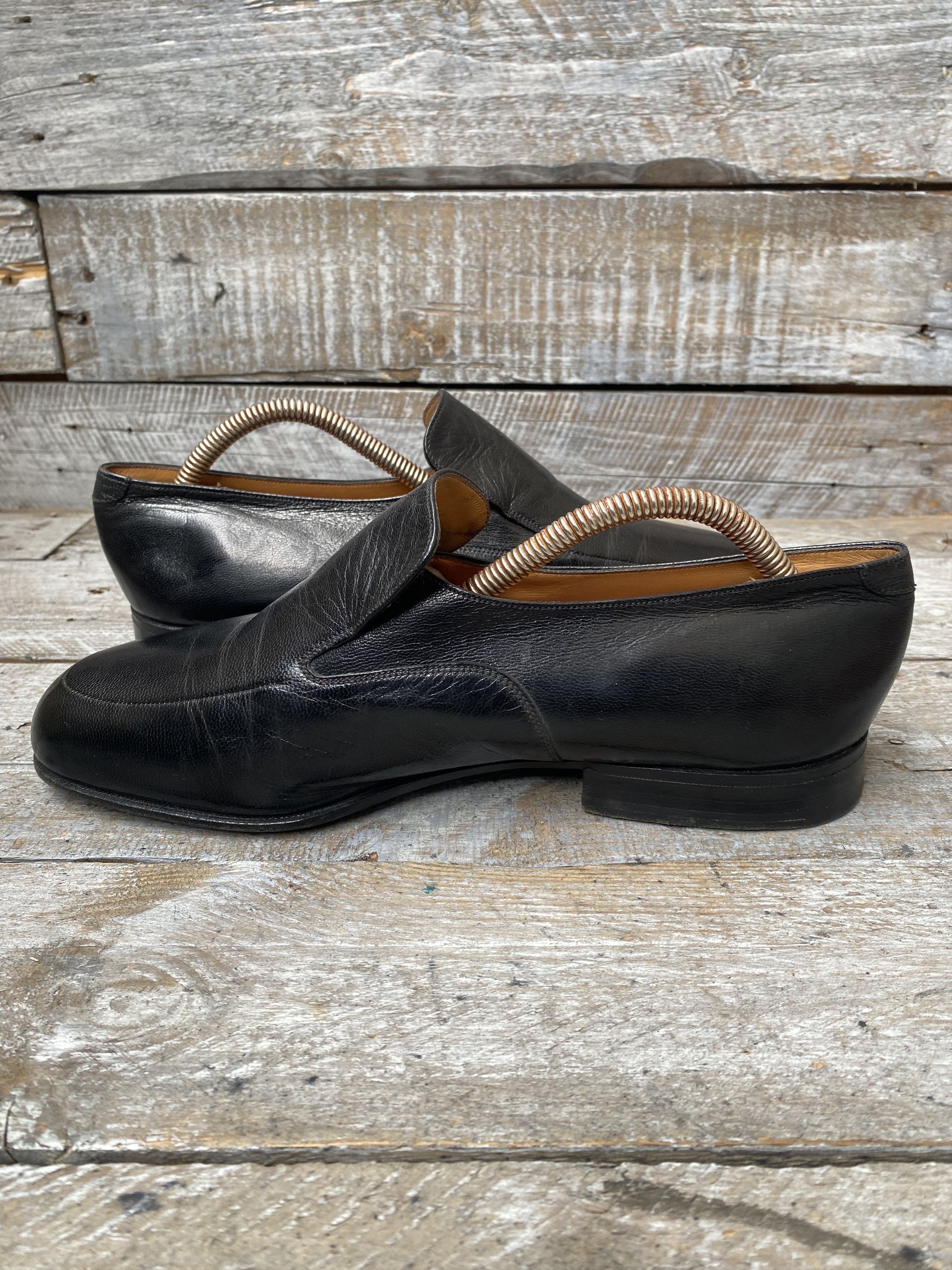 J.M. Weston J.M.Weston black leather slip on loafers sz Size US 6.5 / EU 39-40 - 8 Thumbnail