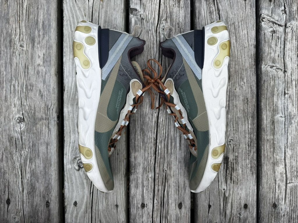 Nike × Undercover 2018 React Element 87 Green Mist BQ2718-300 Size US 13 / EU 46 - 2 Thumbnail
