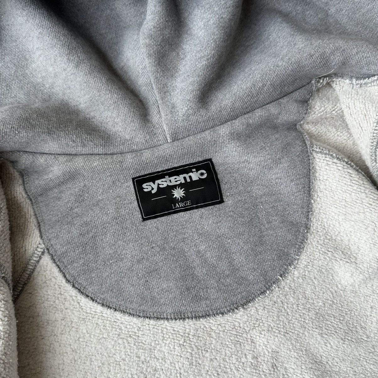 Systemic Systemic Yeezy Gap Fit Melange Balance Cropped Zip Hoodie Size US L / EU 52-54 / 3 - 12 Thumbnail