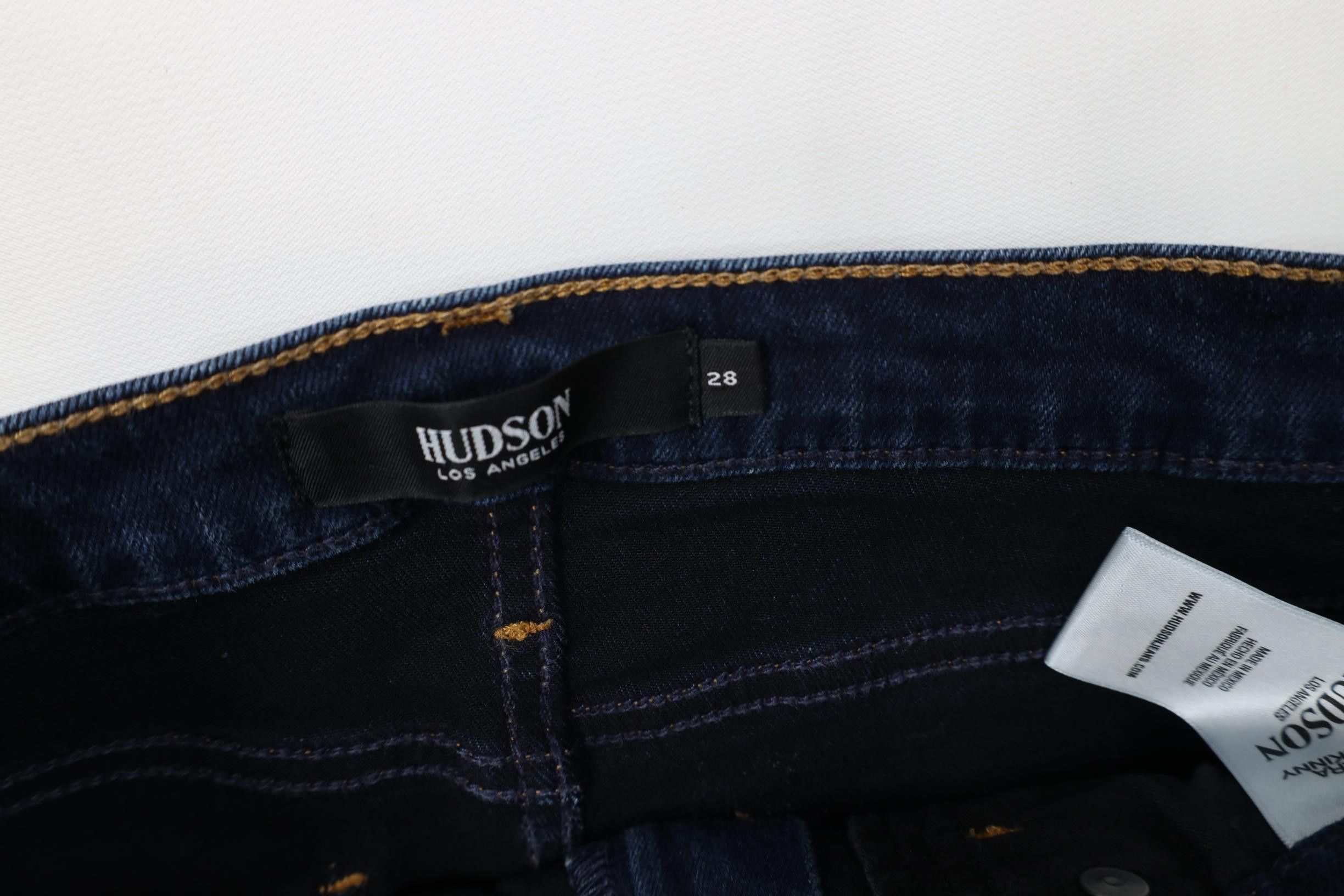 Vintage Hudson Jeans Stretch Barbara Super Skinny Leg Denim Jeans Size 28" / US 6 / IT 42 - 6 Thumbnail