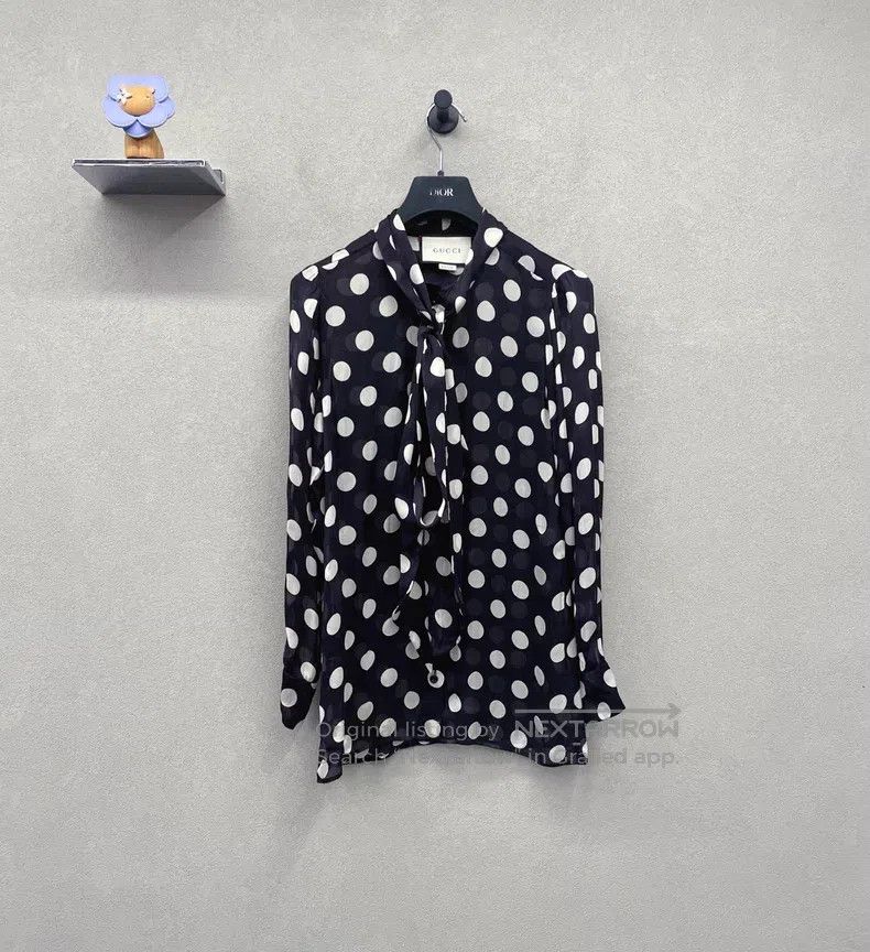 Gucci Gucci Dot chiffon shirt Size XS / US 0-2 / IT 36-38 - 1 Thumbnail