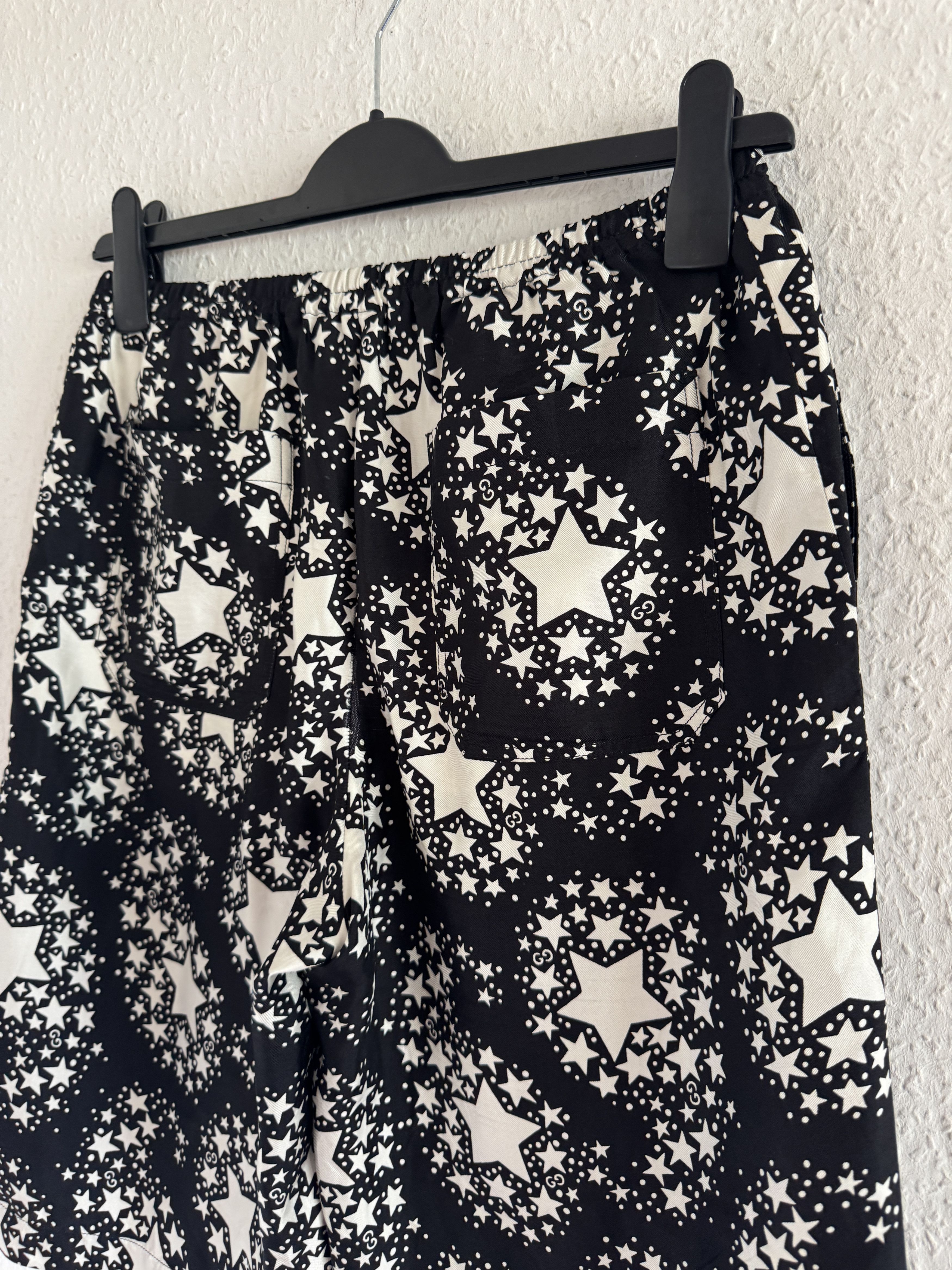 Gucci GG Star Monogram Silk Shorts Size US 28 / EU 44 - 15 Thumbnail