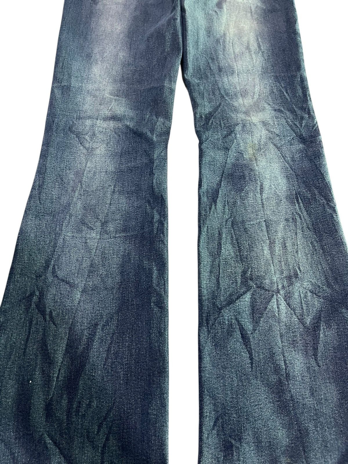 🇯🇵 FLARE Y2K JAPANESE BRAND GAZOZ EMBROIDERED JEANS