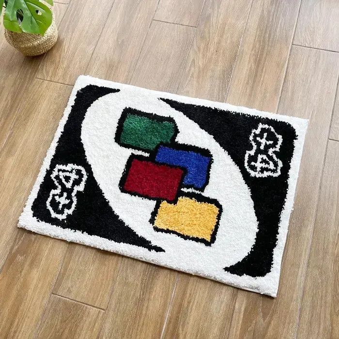 Card Carpet Soft Tufted Rug Cute