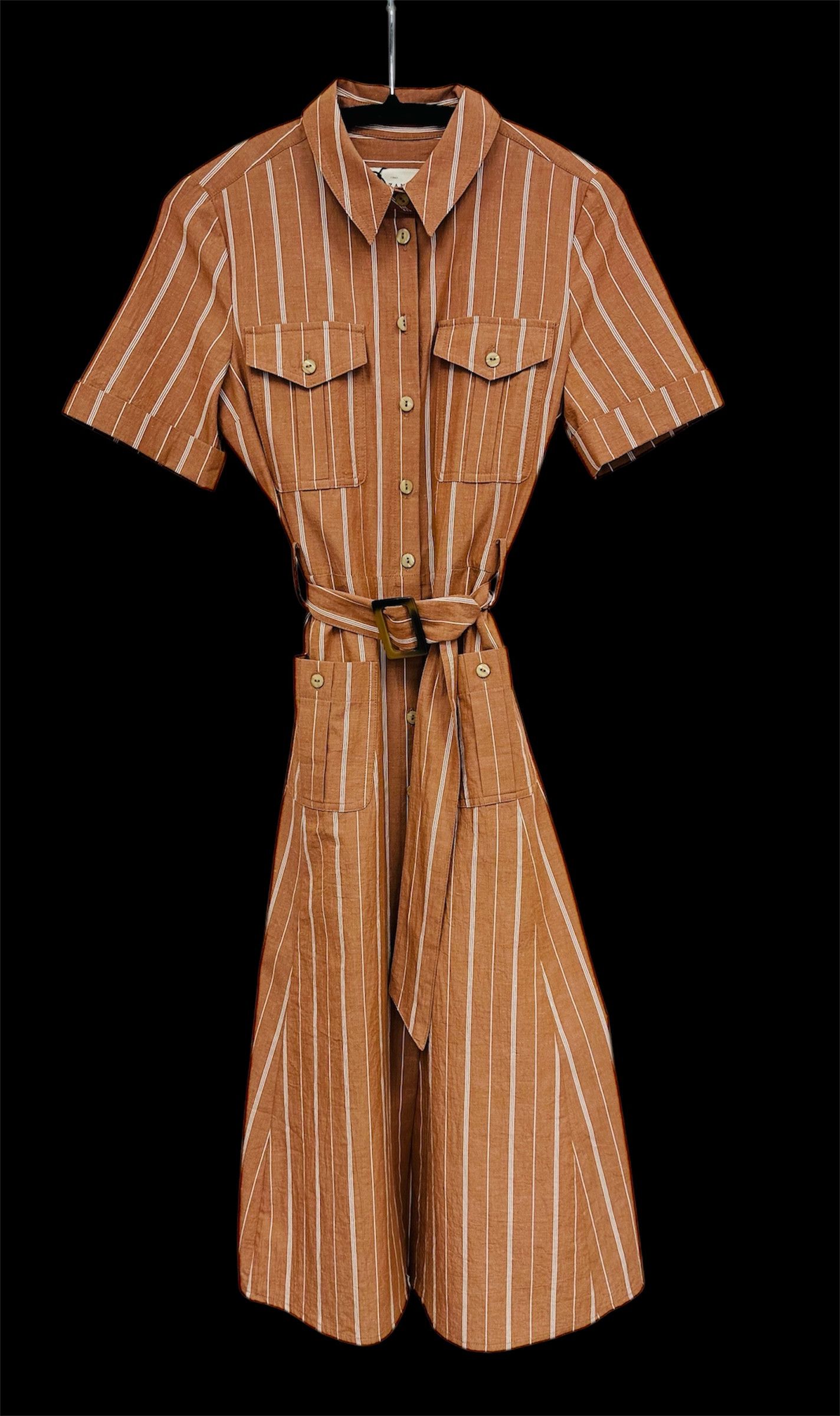 Sezane Raquel terracotta dress Size XS / US 0-2 / IT 36-38 - 2 Thumbnail