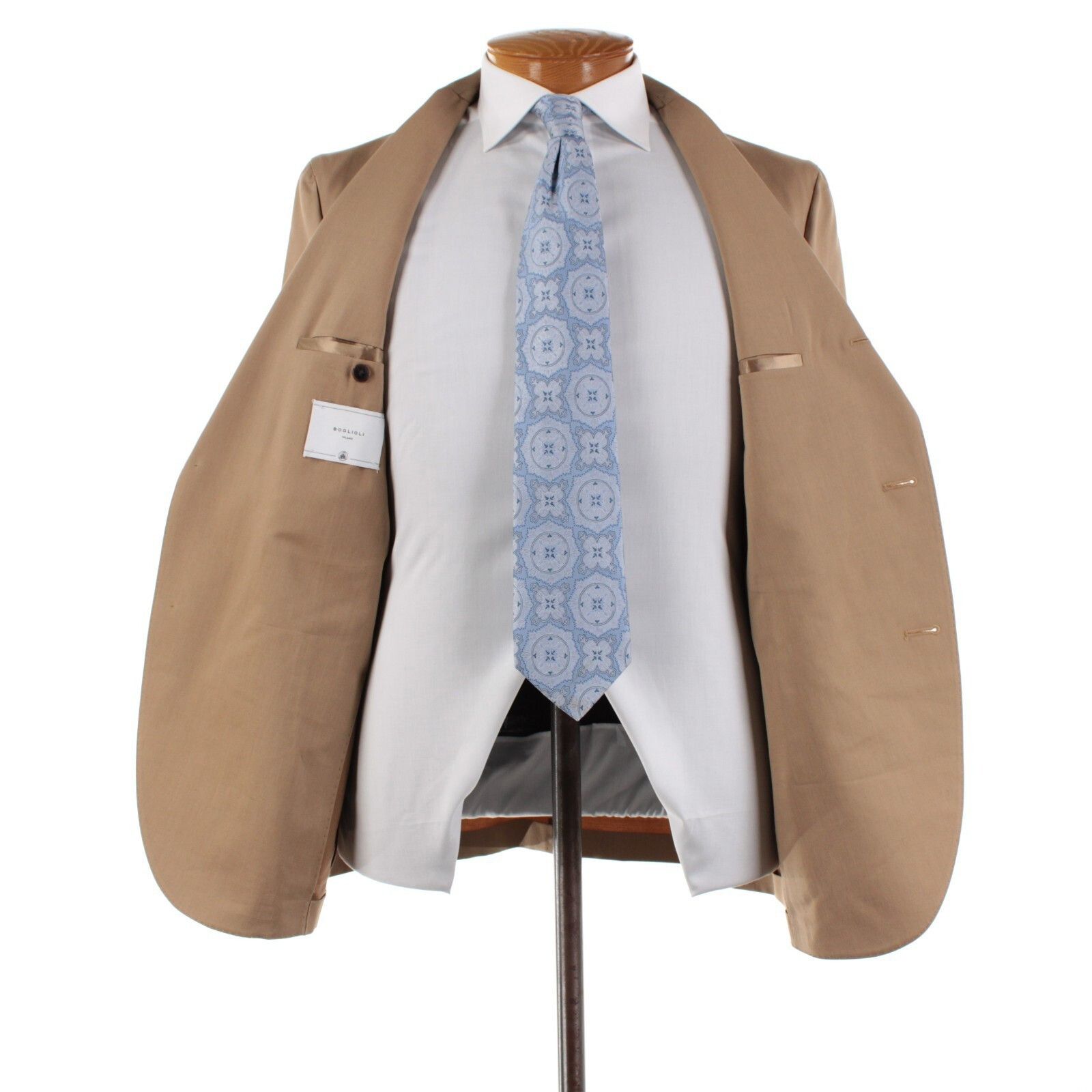 Boglioli Boglioli Suit Size US 42 Regular in Beige Size 42R - 7 Thumbnail