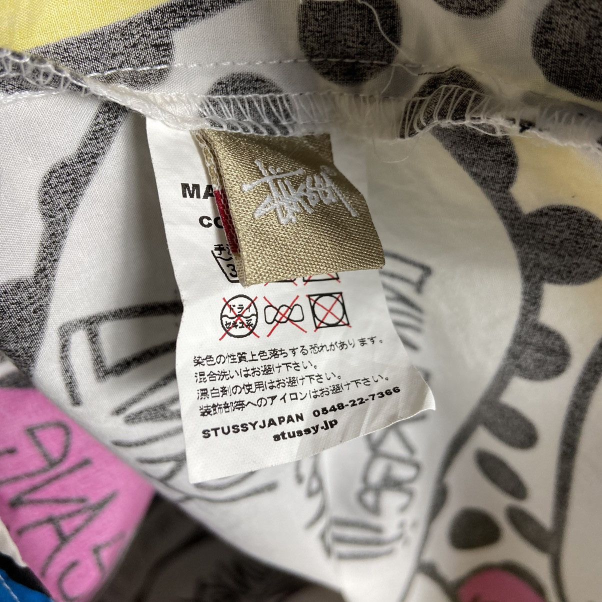 Stussy × Vintage Vintage Stussy Pop Bubble Shirt Size US L / EU 52-54 / 3 - 6 Thumbnail
