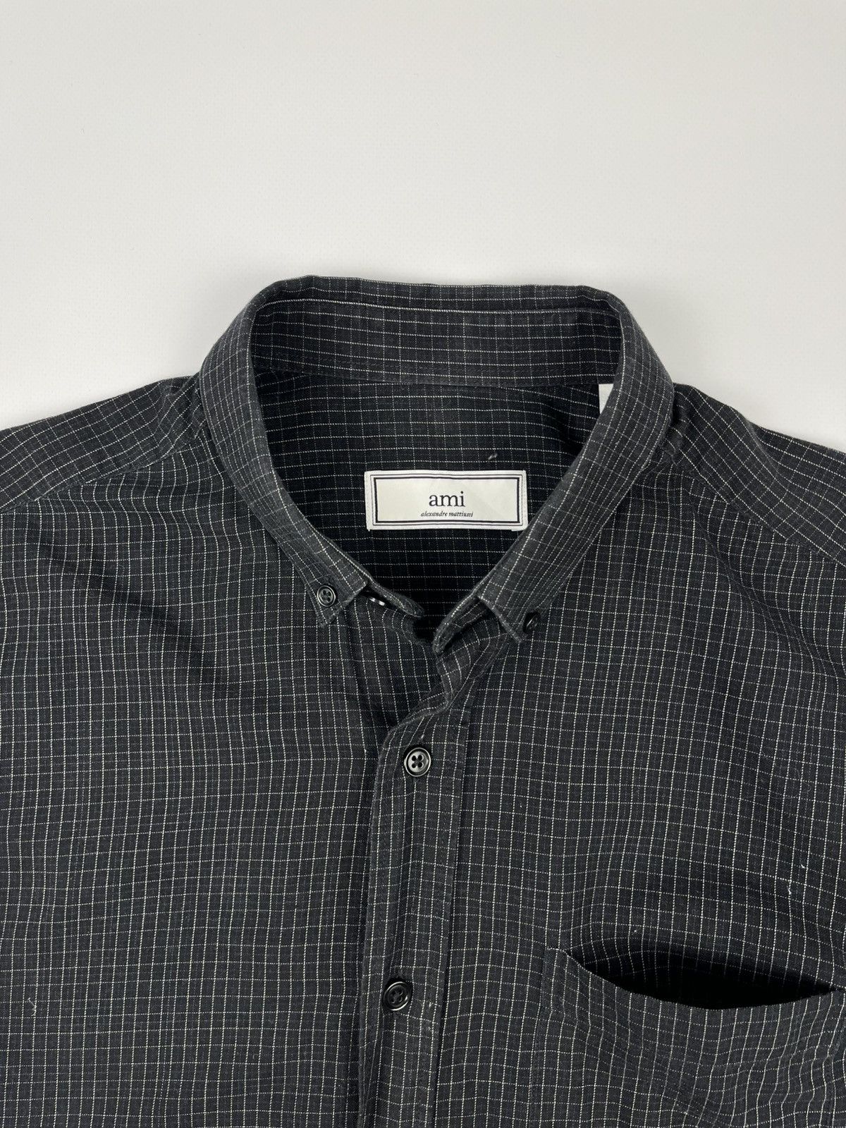 AMI AMI Paris Alexandre Mattiussi Shirt Long Sleeve Oxford Size US S / EU 44-46 / 1 - 5 Thumbnail