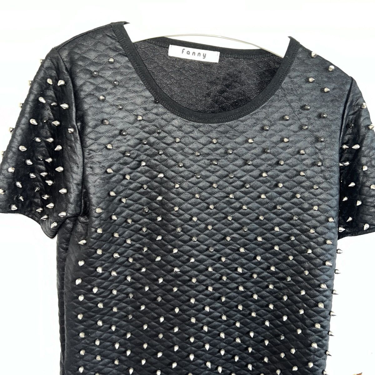 Japanese Brand Y2K Top T-Shirt Spikes Thorns Metal 2010 swag era dope junya Size US S / EU 44-46 / 1 - 2 Thumbnail