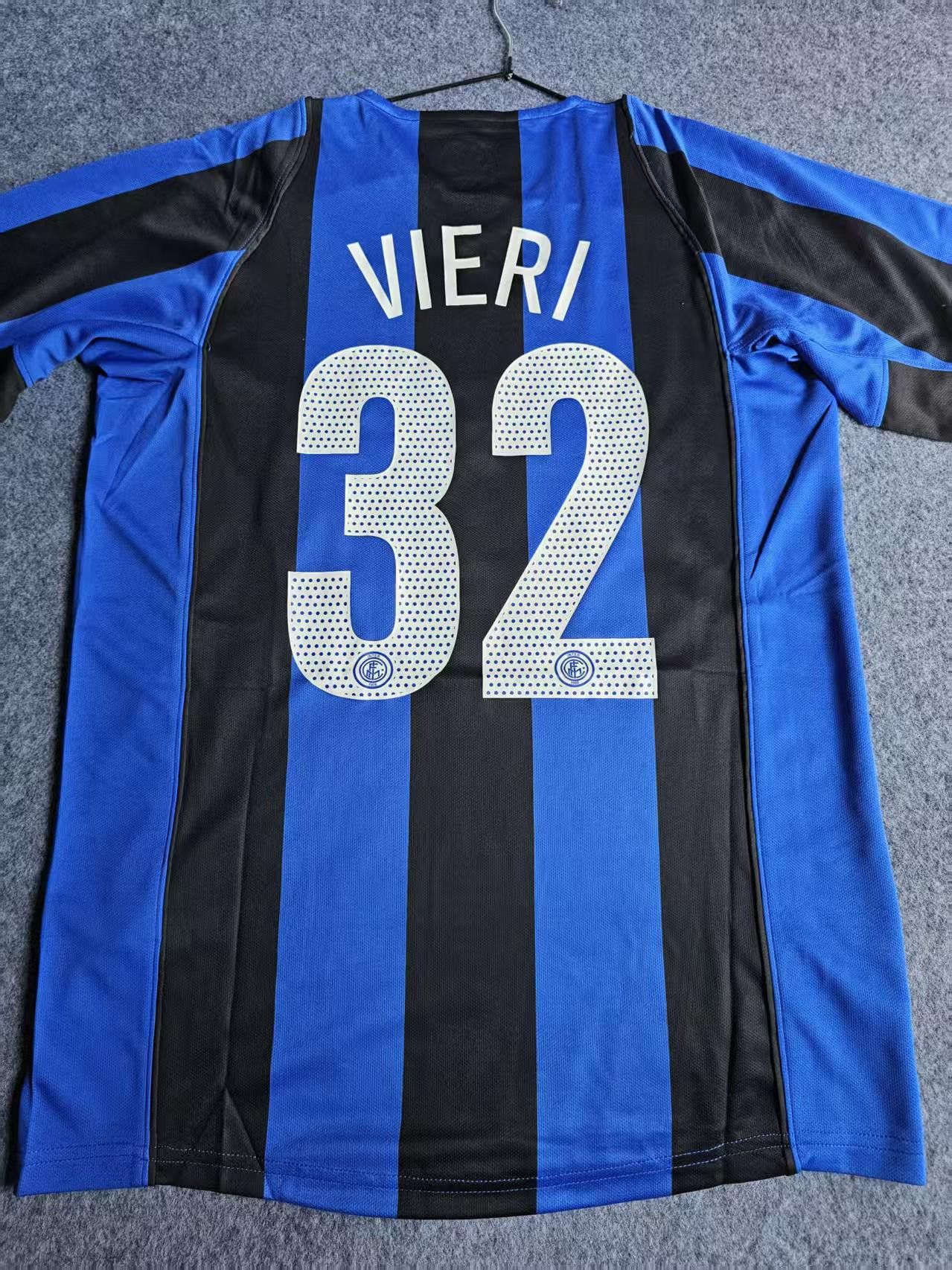 Other 2004 2005 Inter milan #32 Christian Vieri Jersey Size US S / EU 44-46 / 1 - 1 Thumbnail
