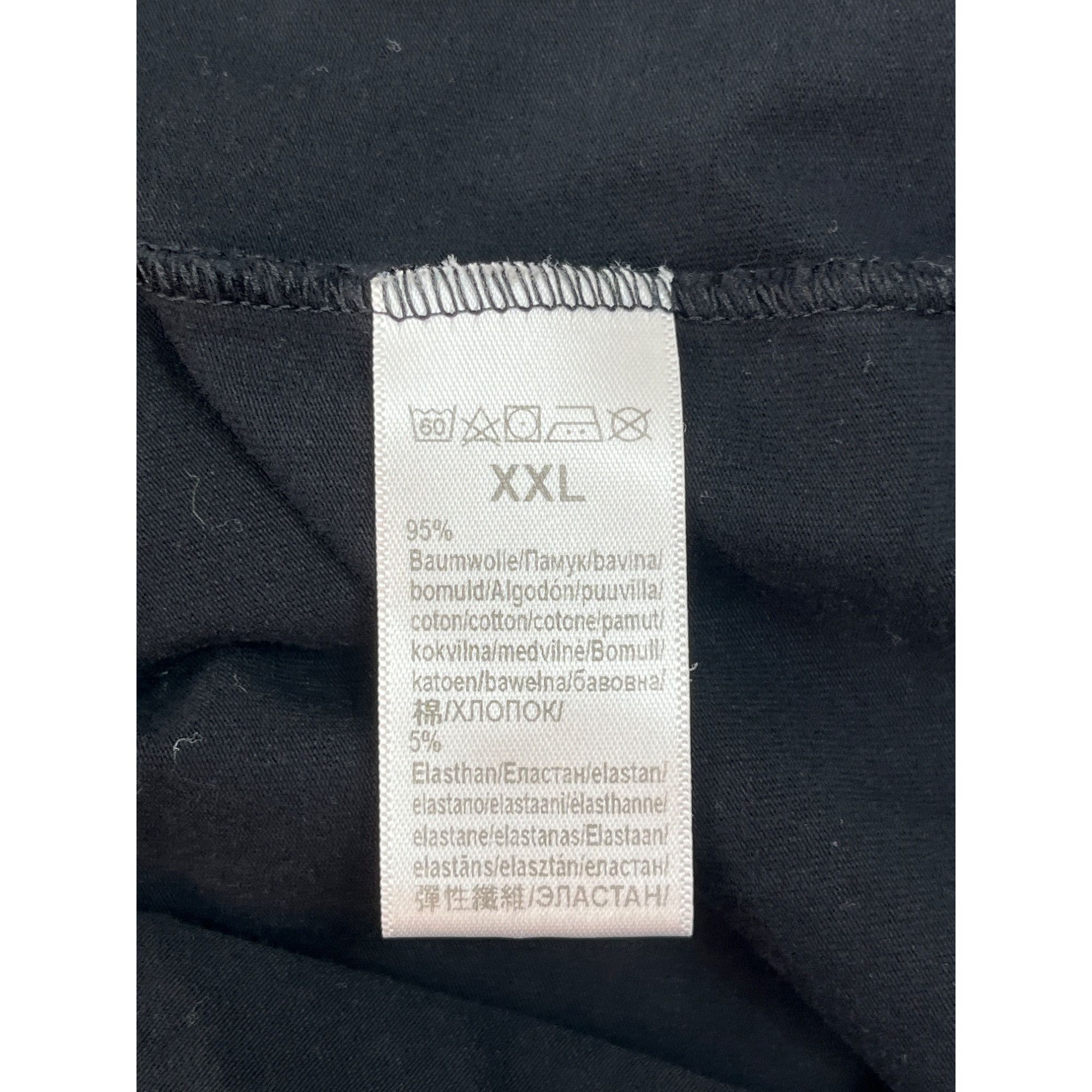 Strellson Strellson Black V-Neck T-Shirt XXL 95% Cotton Mens Casual Te Size US XXL / EU 58 / 5 - 6 Thumbnail