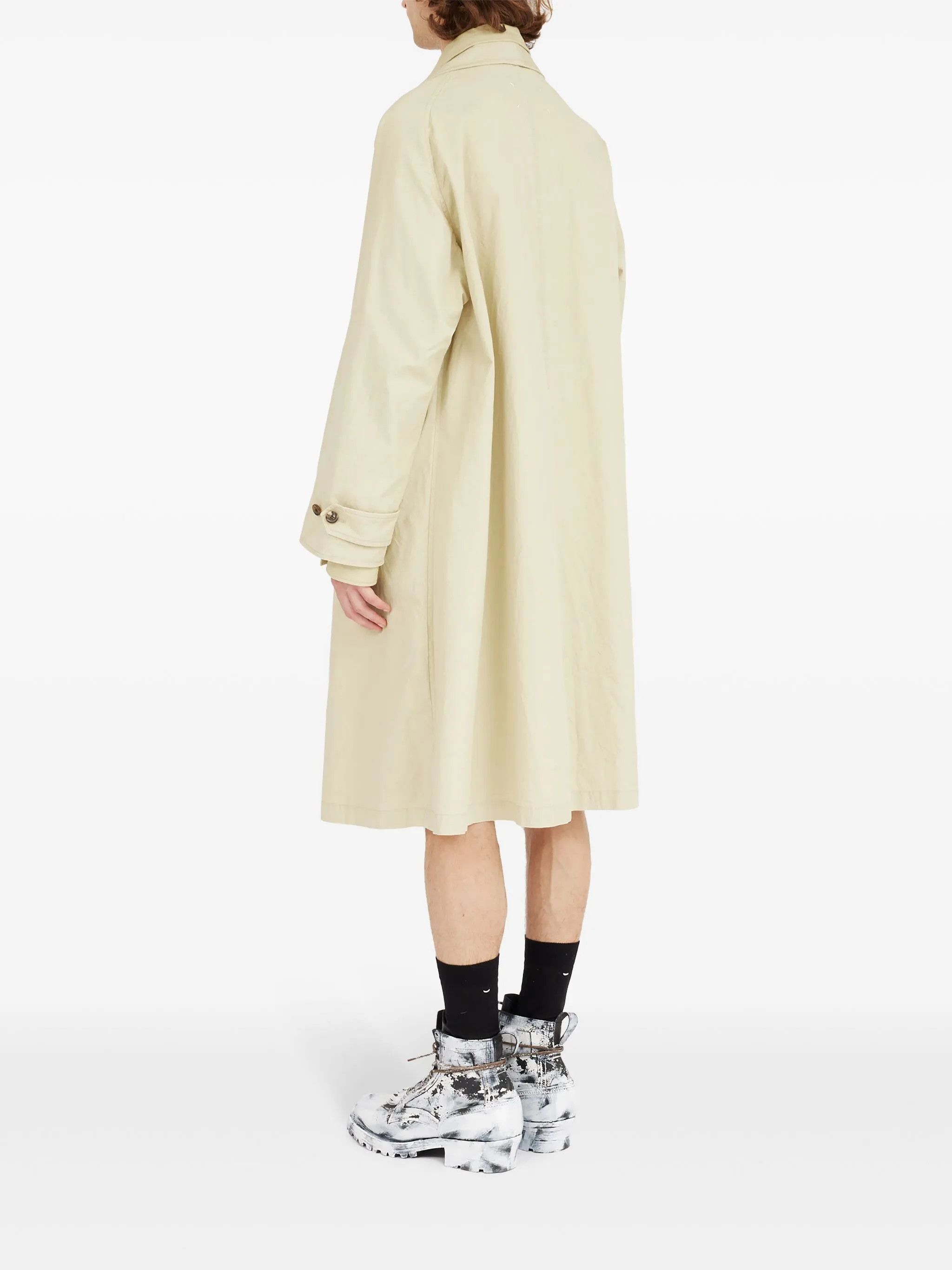 Maison Margiela oc11z0426 Layered Trench Coat in Beige Size US S / EU 44-46 / 1 - 6 Thumbnail