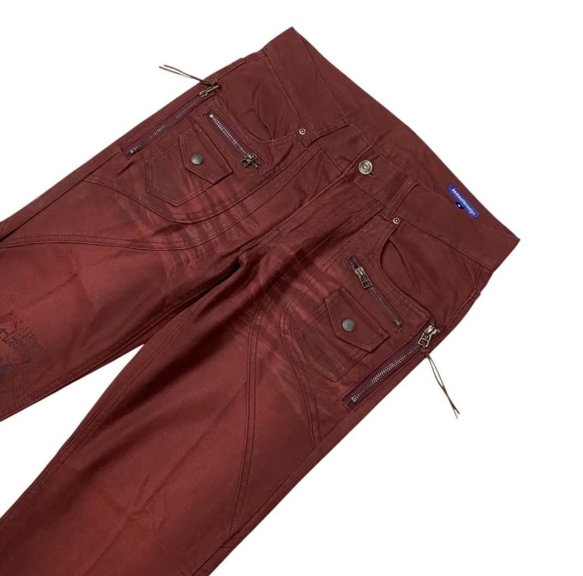 If Six Was Nine × Le Grande Bleu (L.G.B.) × semanticdesign Semantic design Flare Pants Size US 32 / EU 48 - 3 Thumbnail