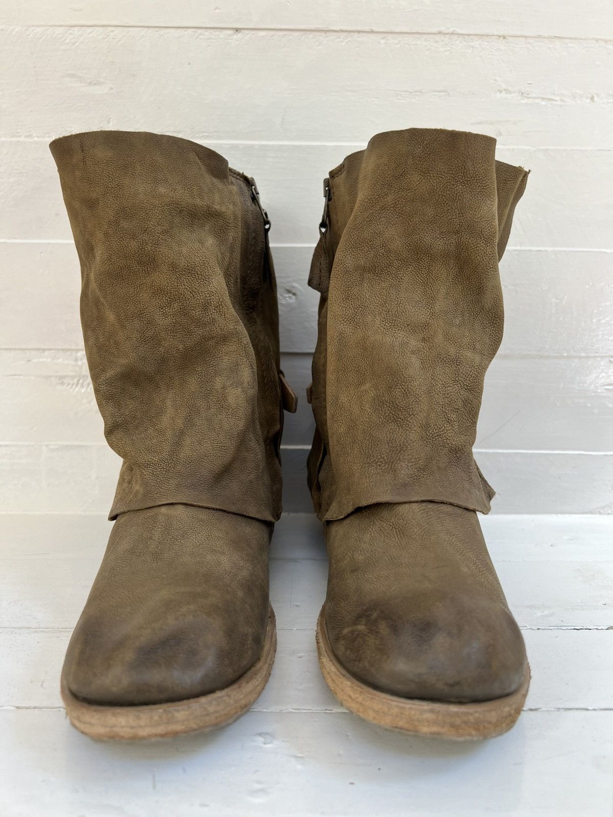 A.S.98 A.S.98 Leather Boho Biker Boot Size US 10 / IT 40 - 5 Thumbnail