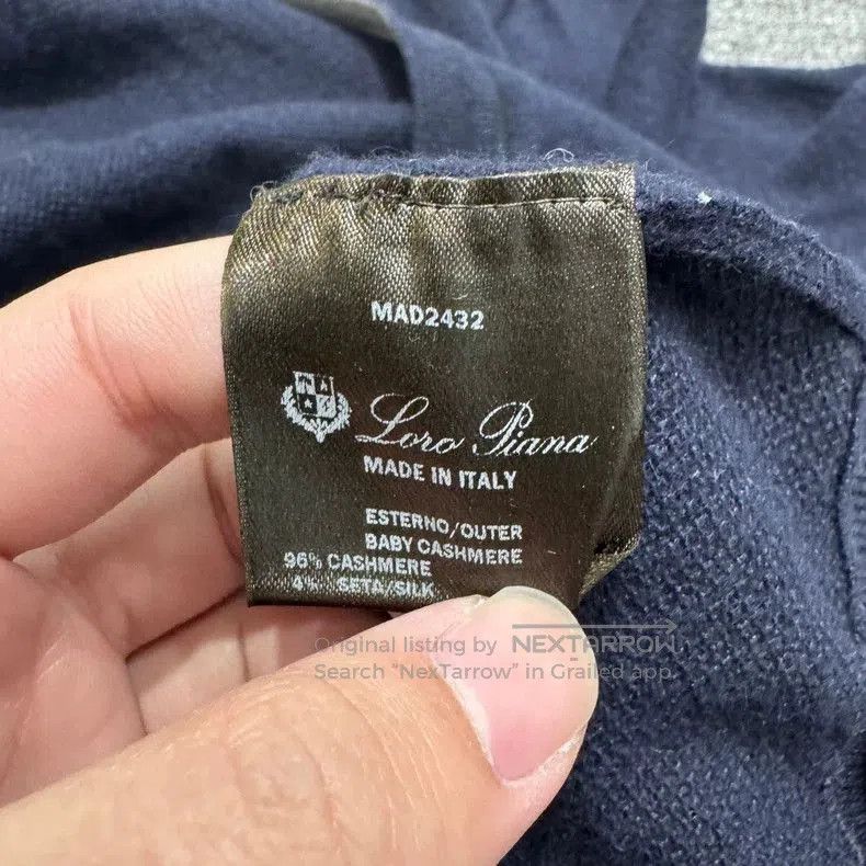 Loro Piana Loro Piana Solid Color Zip Knit Sweater. Size US L / EU 52-54 / 3 - 2 Thumbnail