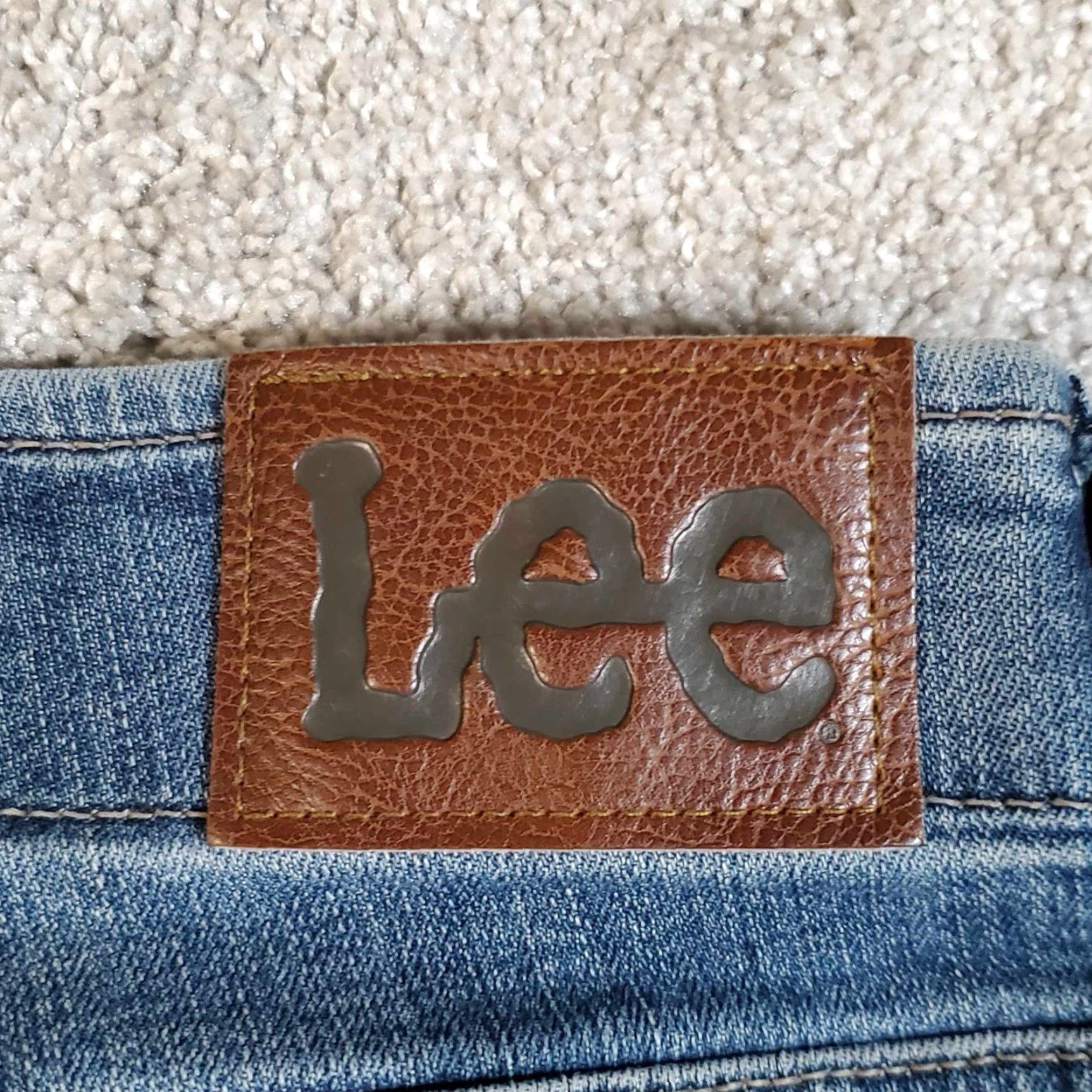 Lee LEE Jeans Mens Slim Fit Straight Leg 29x31 Blue Extreme Motion Stretch Denim 5-Pocket USA College Hip Hop Classic City American 80s? Size US 29 - 6 Thumbnail