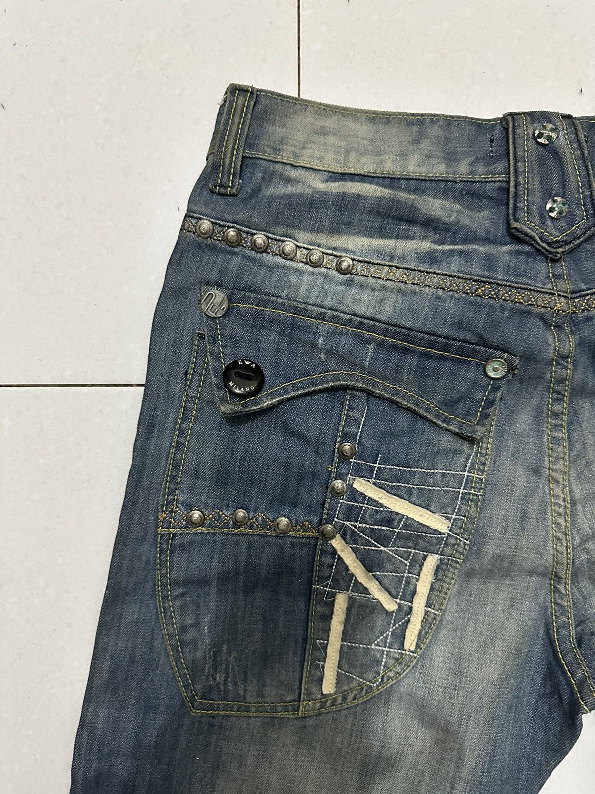 Armani VTG All ARMANI Collection Distressed Denim Size US 31 - 5 Thumbnail