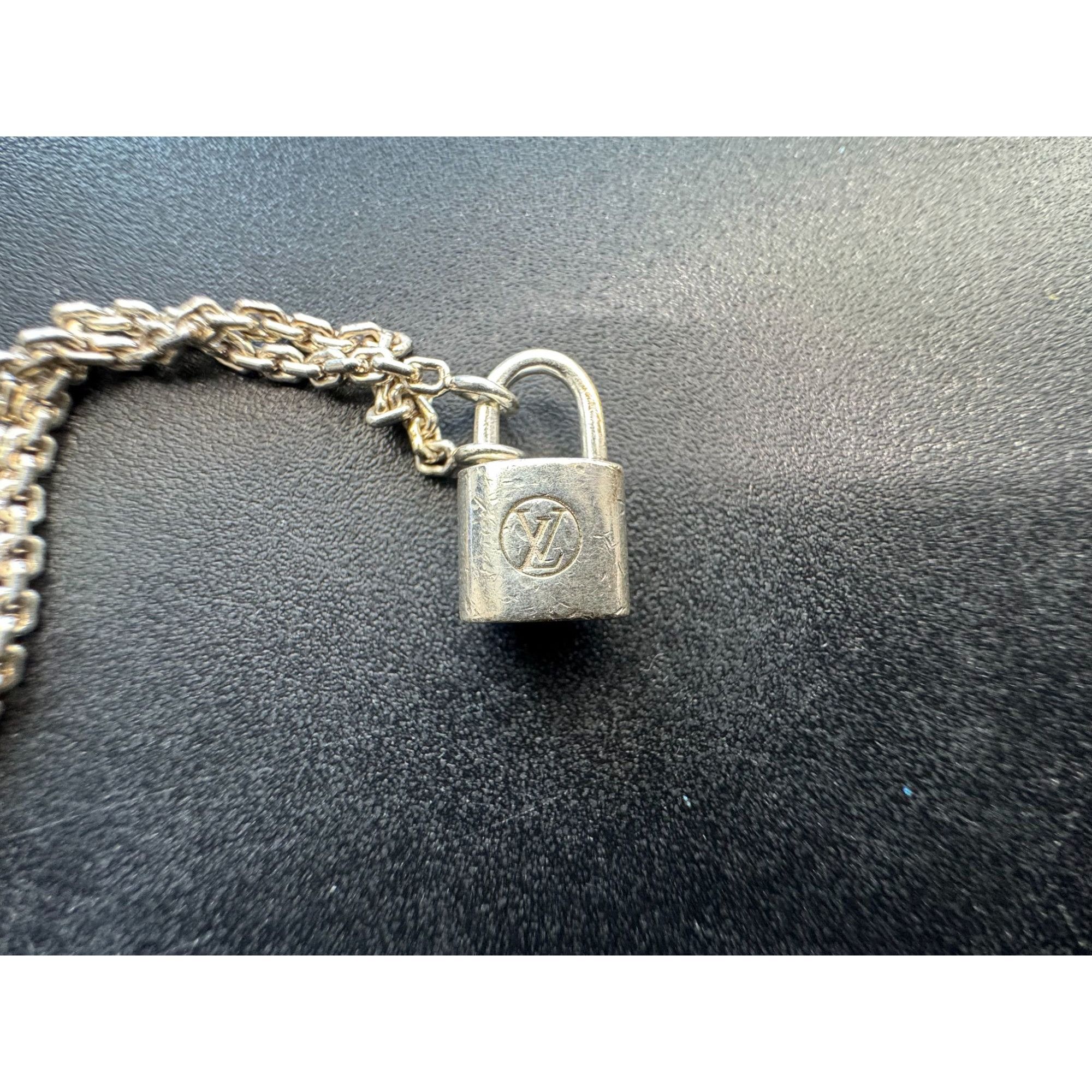 Louis Vuitton LOUIS VUITTON Bracelet Lockit Ag925 Silver Authentic Size ONE SIZE - 2 Thumbnail