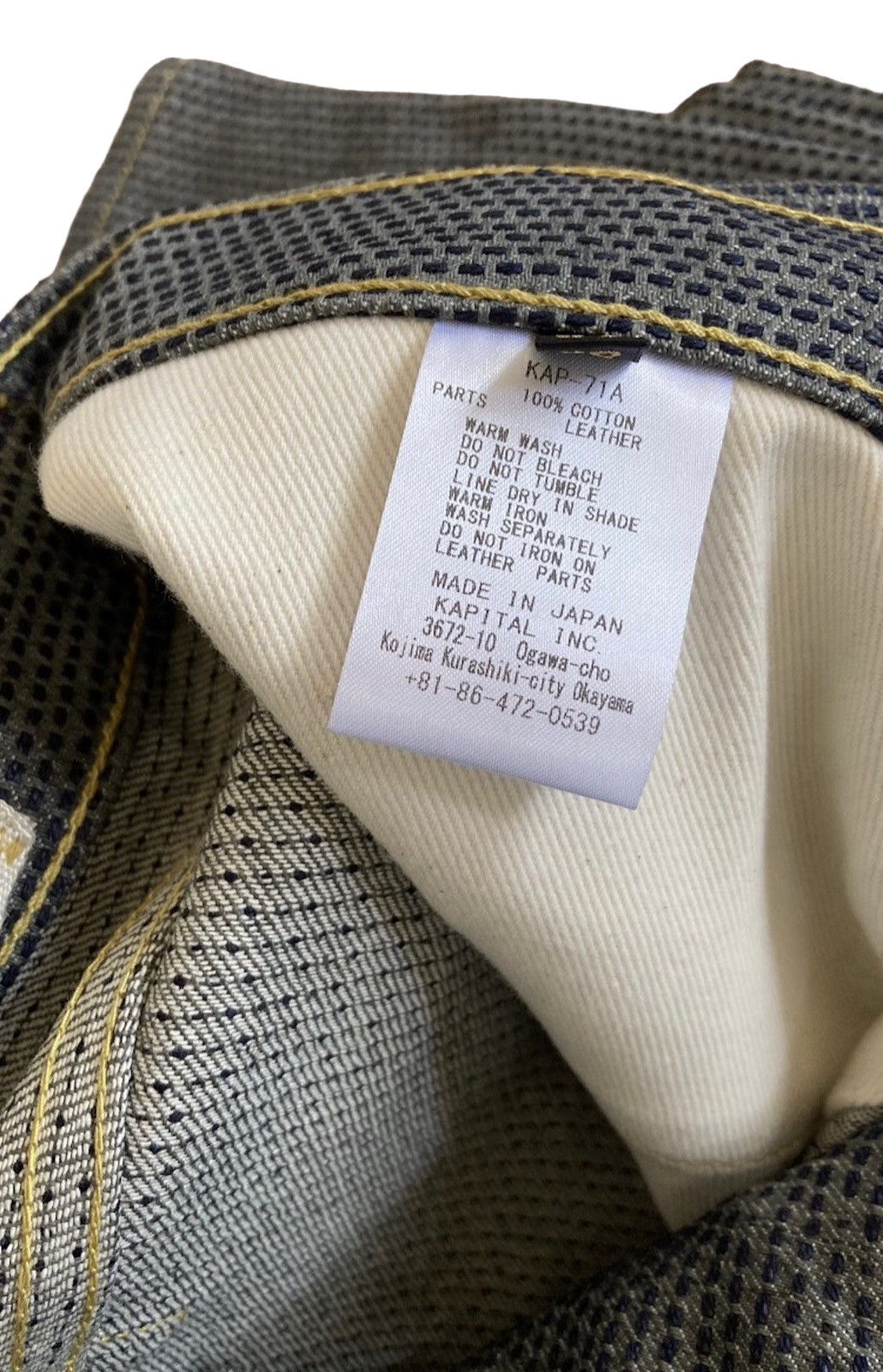 Kapital × Kapital Kountry Kapital Century Denim Indigo No 7S 5p Monkey Cisco- Stone Size US 34 / EU 50 - 13 Thumbnail