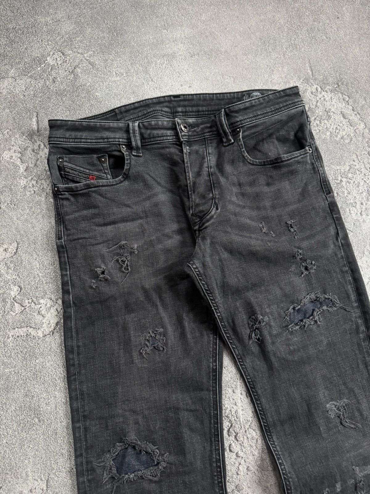 Diesel Diesel 34/32 Larkee Distressed denim pants jeans trousers Size US 34 / EU 50 - 3 Thumbnail