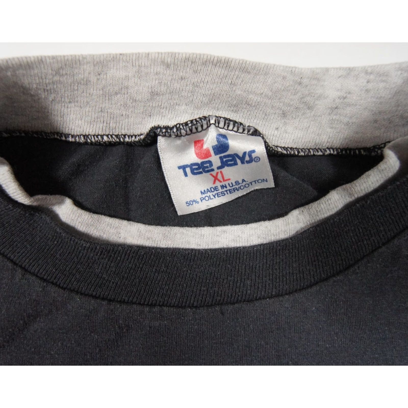 TEE JAYS Vintage Teejays Brand New Orleans Shirt Mens XL Black Bourbon Street 90s Tee Jazz Music Size US XL / EU 56 / 4 - 6 Thumbnail