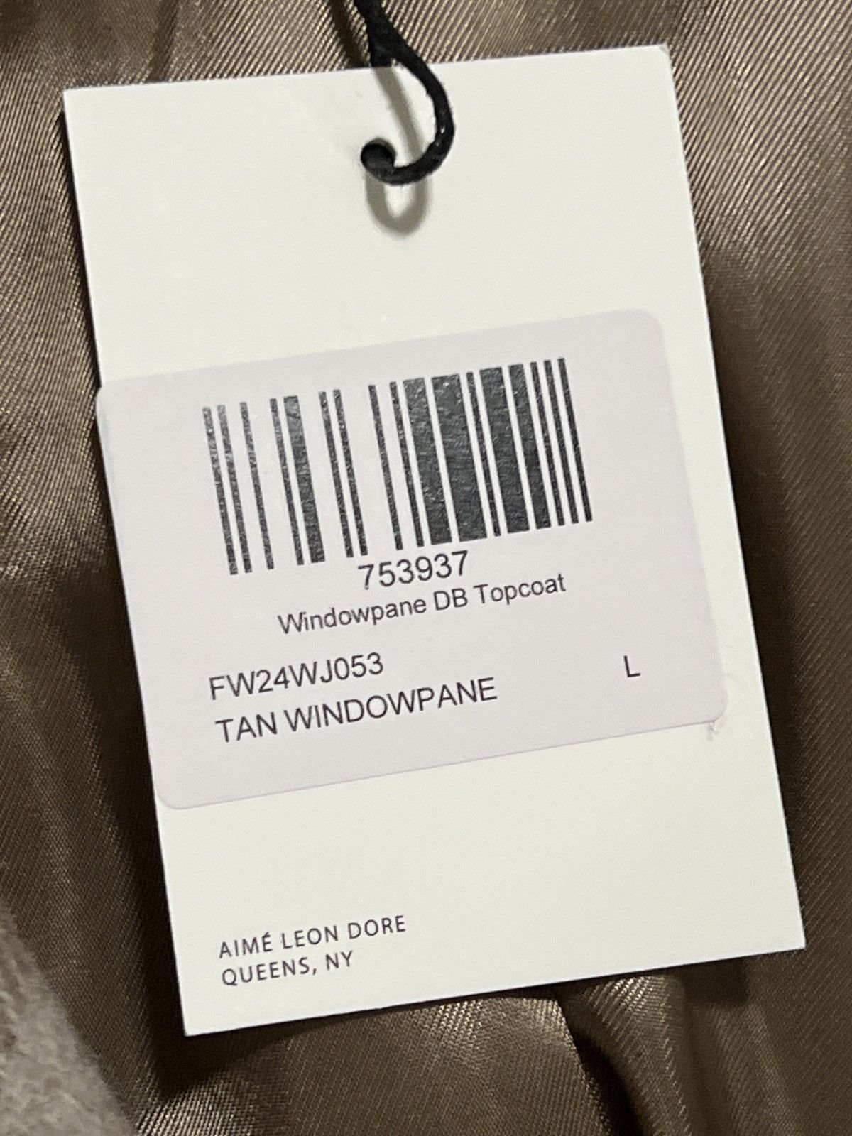 Aime Leon Dore Aime Leon Dore Double-Breasted Windowpane Topcoat size Large Size US L / EU 52-54 / 3 - 8 Thumbnail