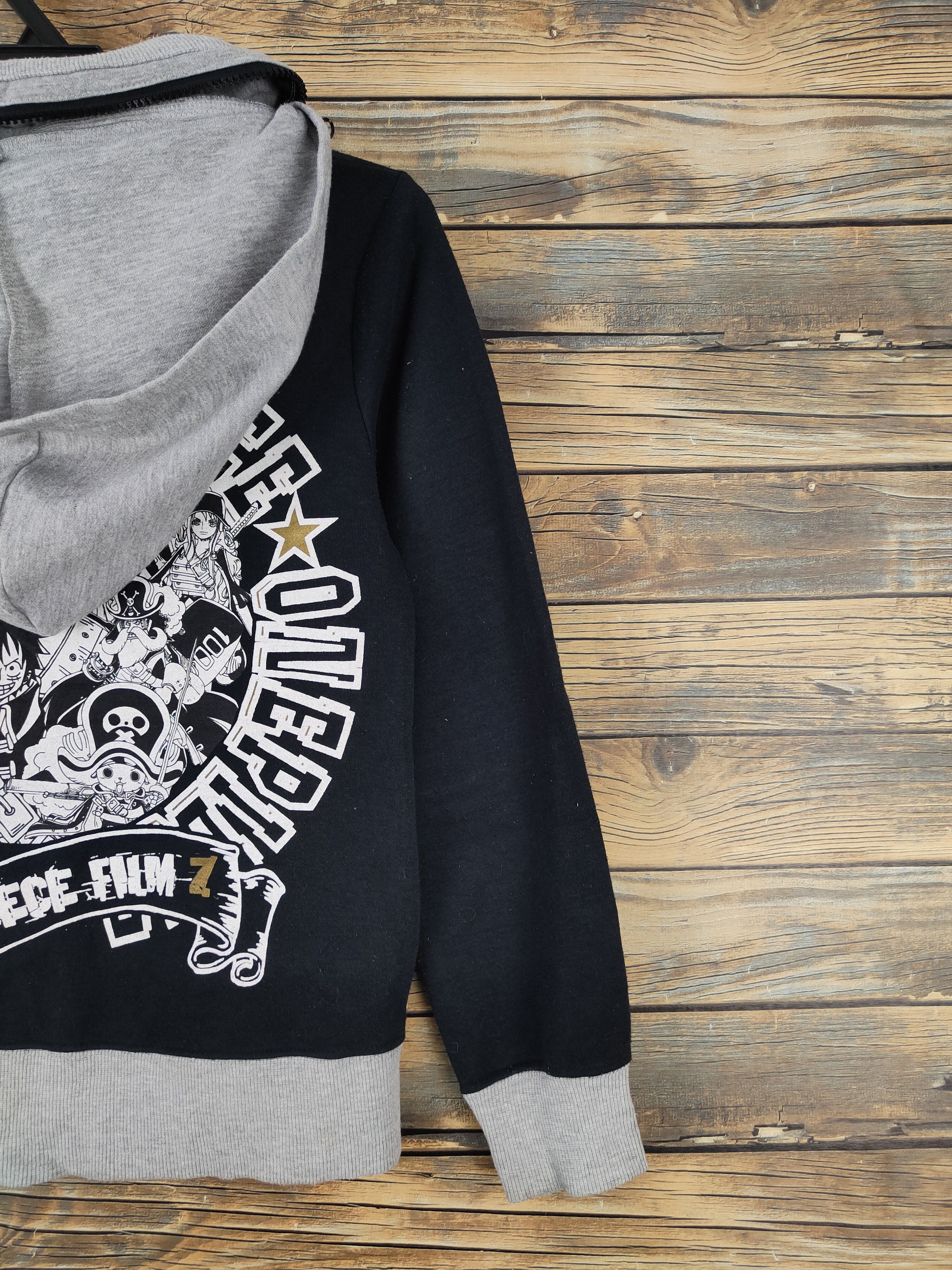 Anime One Piece Black Hoodie Sweaters #W1131 Size US XS / EU 42 / 0 - 3 Thumbnail