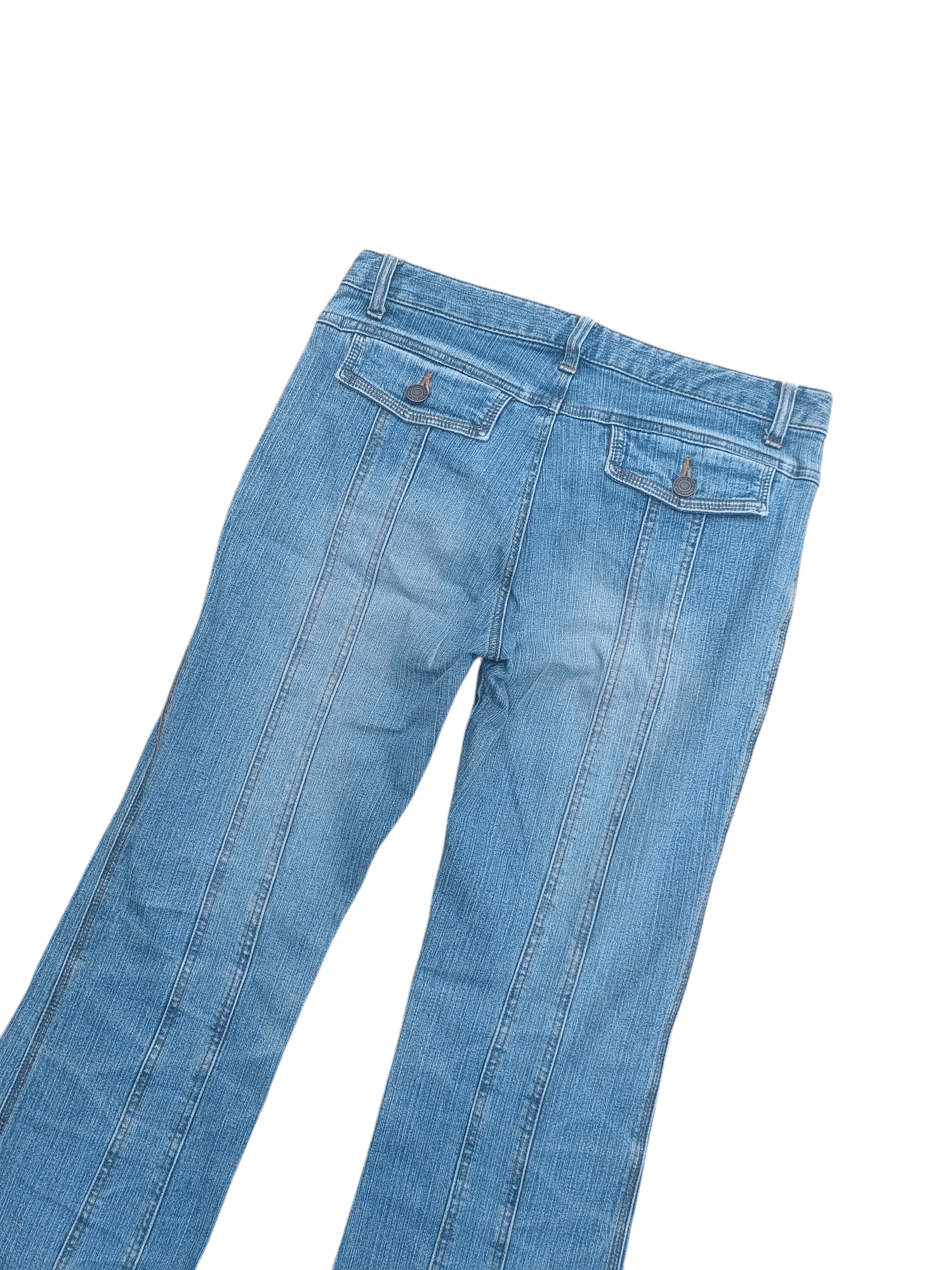 If Six Was Nine × Japanese Brand 💥SICK FLARE💥 Vintage 90s Style Bush Pant Denim E190 Size US 28 / EU 44 - 15 Thumbnail