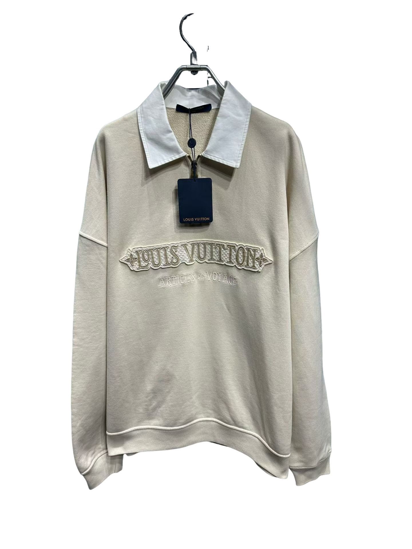 Louis Vuitton Louis Vuitton Embroidered Polo Sweatshirt XL Size US XL / EU 56 / 4 - 1 Thumbnail