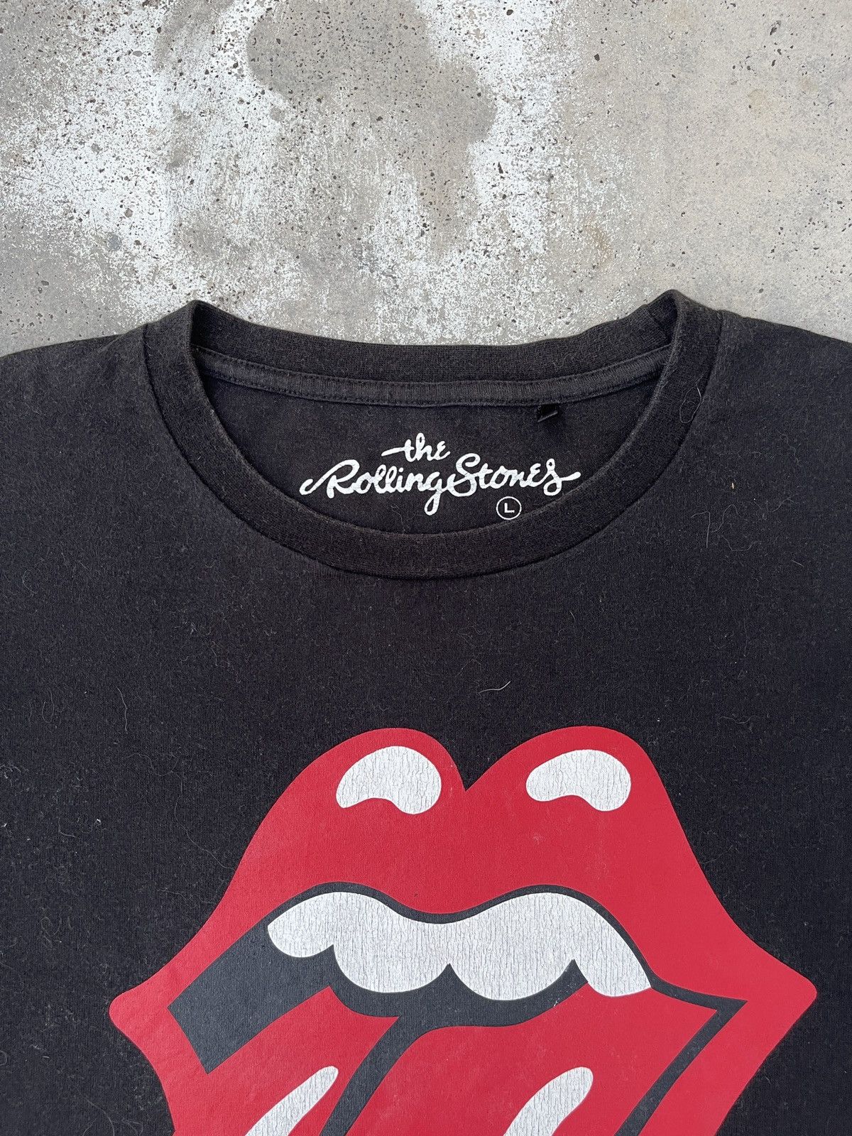 The Rolling Stones × Vintage Vintage Y2K Band Rolling Stones Big Logo Rock T-Shirt Size US L / EU 52-54 / 3 - 6 Thumbnail