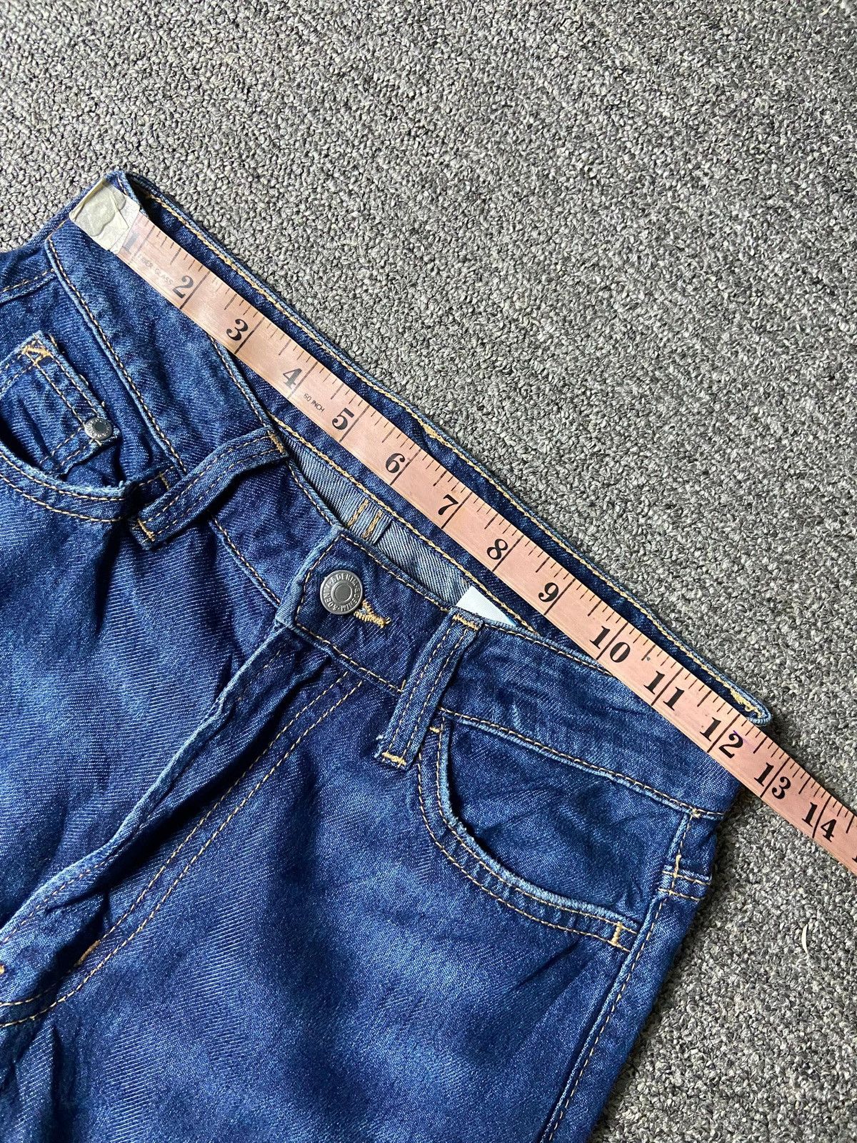 Japanese Brand &Denim Ultra High Waist Wide Regular Fit Jeans (139) Size 25" / US 0 / IT 36 - 7 Thumbnail
