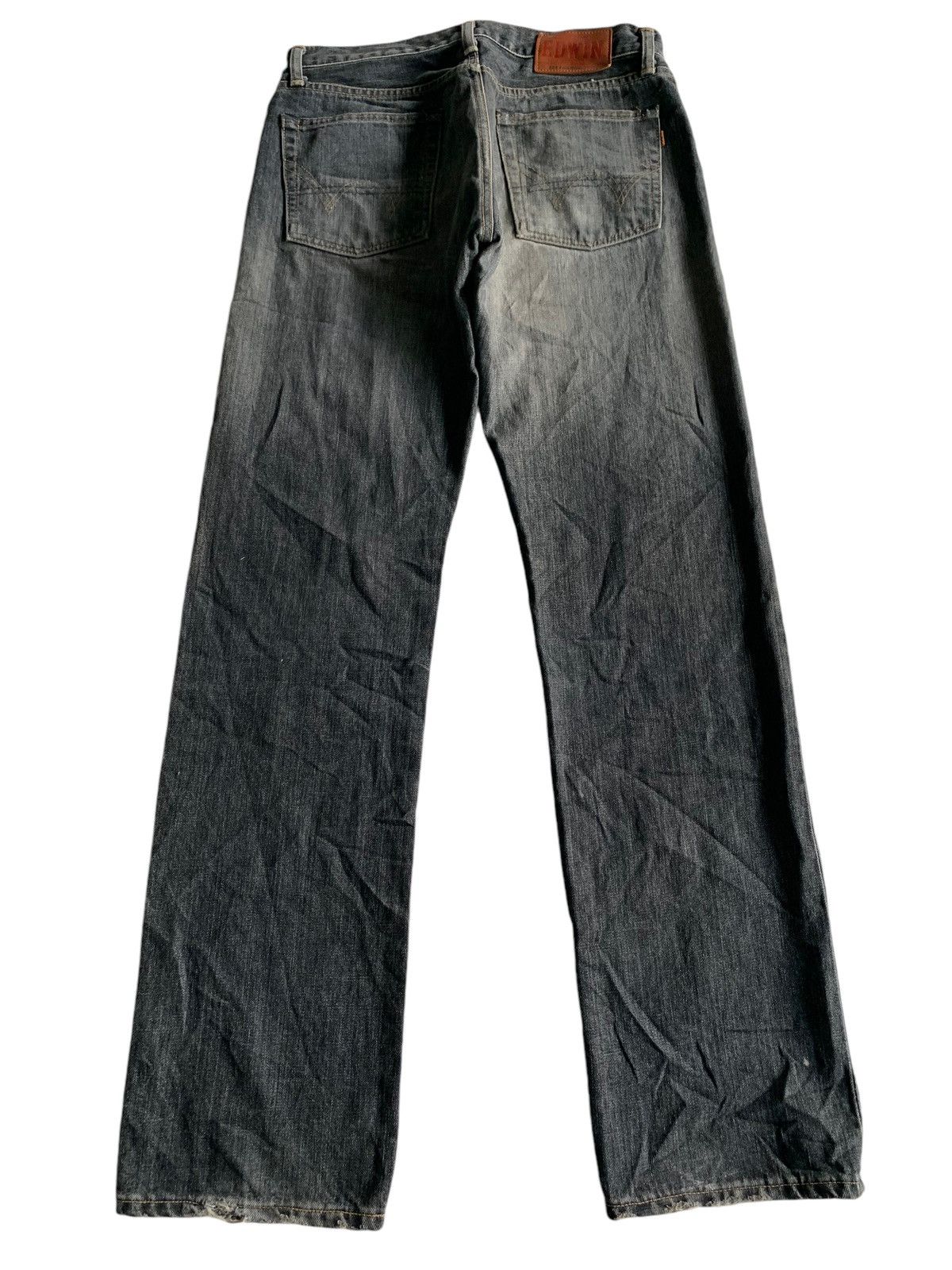 Edwin × If Six Was Nine × Kapital EDWIN SELVEDGE 505 BUTTON FLY RUSTY DISTRESSED DENIM Size US 30 / EU 46 - 2 Thumbnail