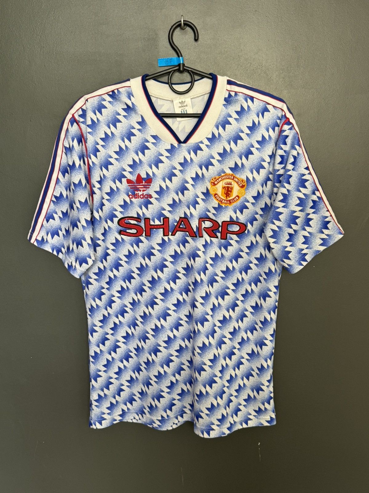 Adidas Vintage Manchester United 90/92 Away Football Jersey T-Shirt Size US M / EU 48-50 / 2 - 1 Thumbnail