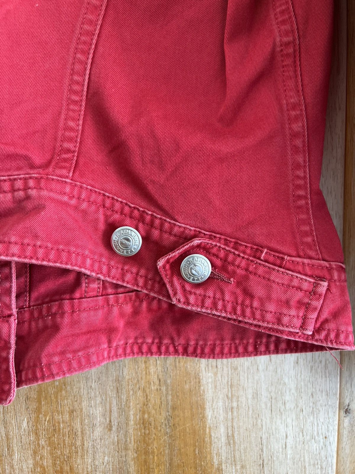 Katharine Hamnett London 90’s Katharine Hamnett London Denim Jacket Size M / US 6-8 / IT 42-44 - 8 Thumbnail