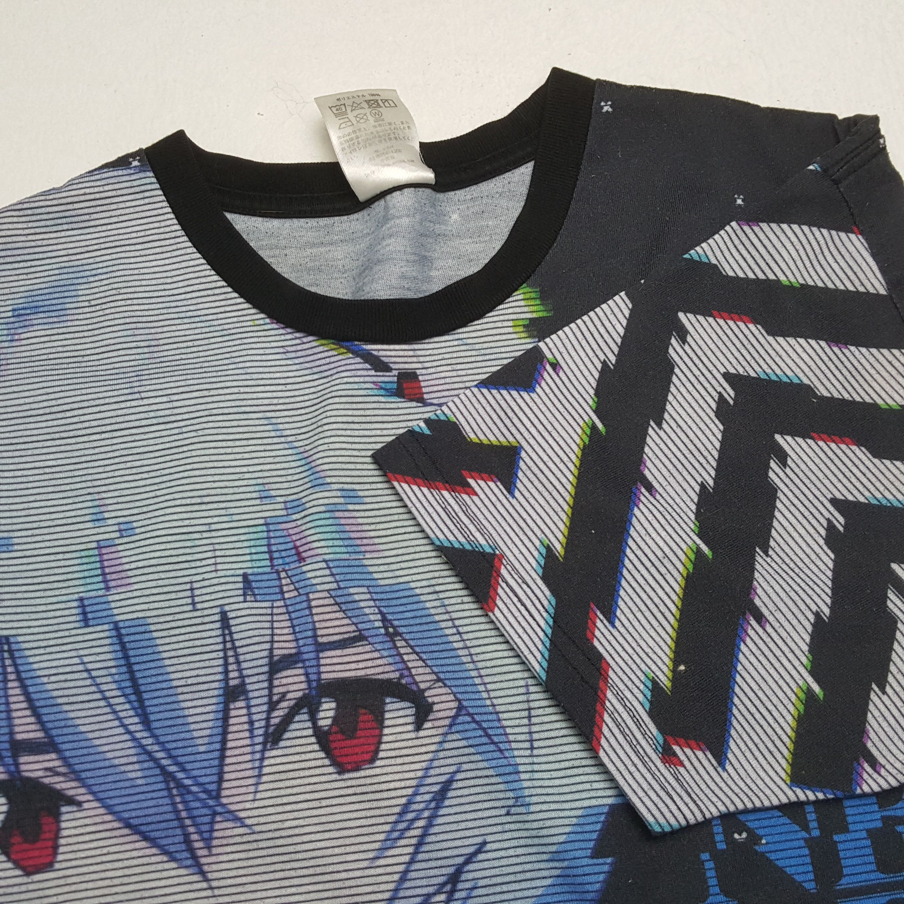 Sci-Fi Fantasy × Vintage EVANGELION Japanese Anime Cartoon Fullprint Design Tshirt Size US L / EU 52-54 / 3 - 7 Thumbnail