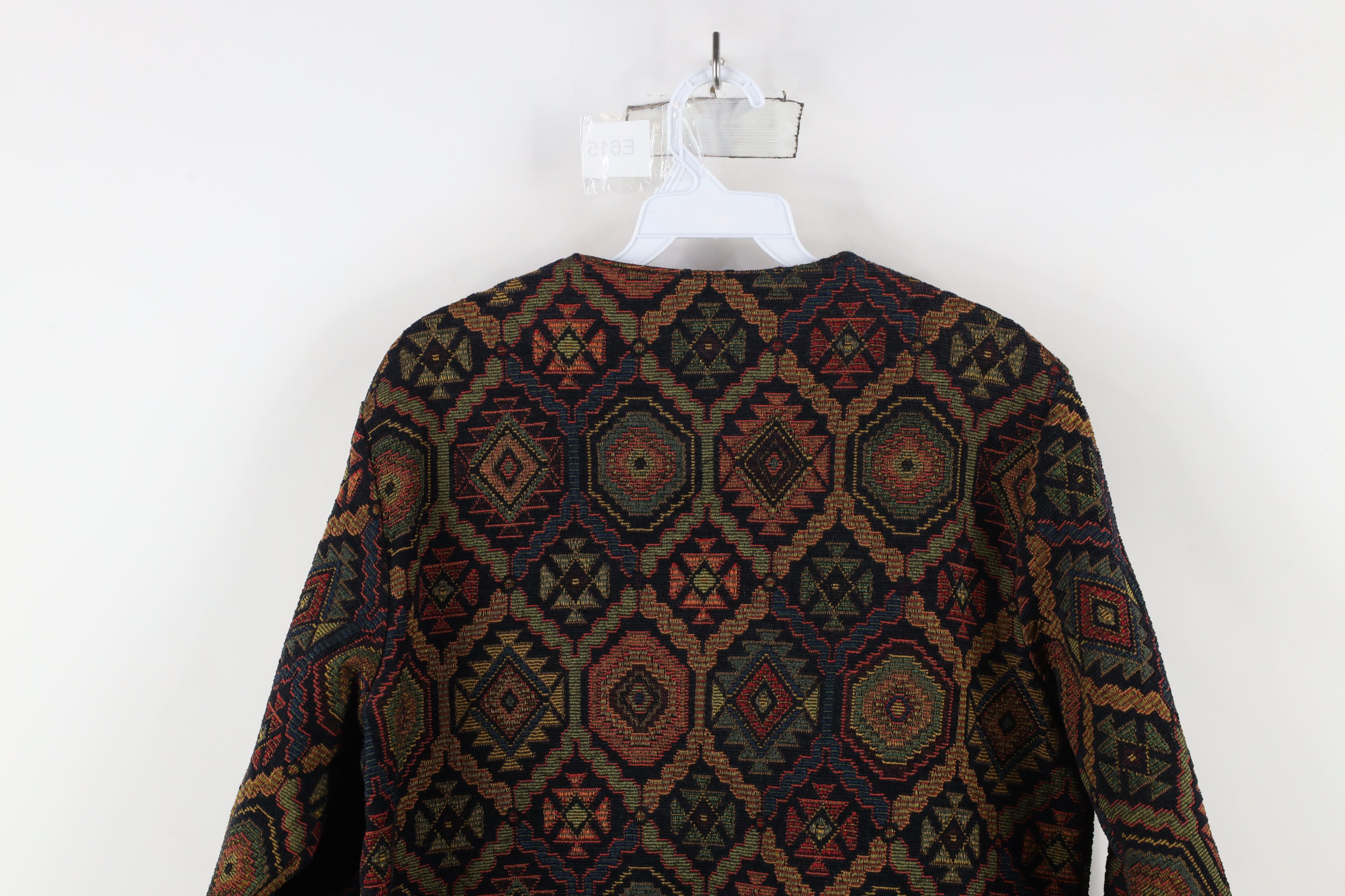 Vintage Vintage 90s Streetwear Southwestern Tapestry Button Jacket Size S / US 4 / IT 40 - 10 Thumbnail