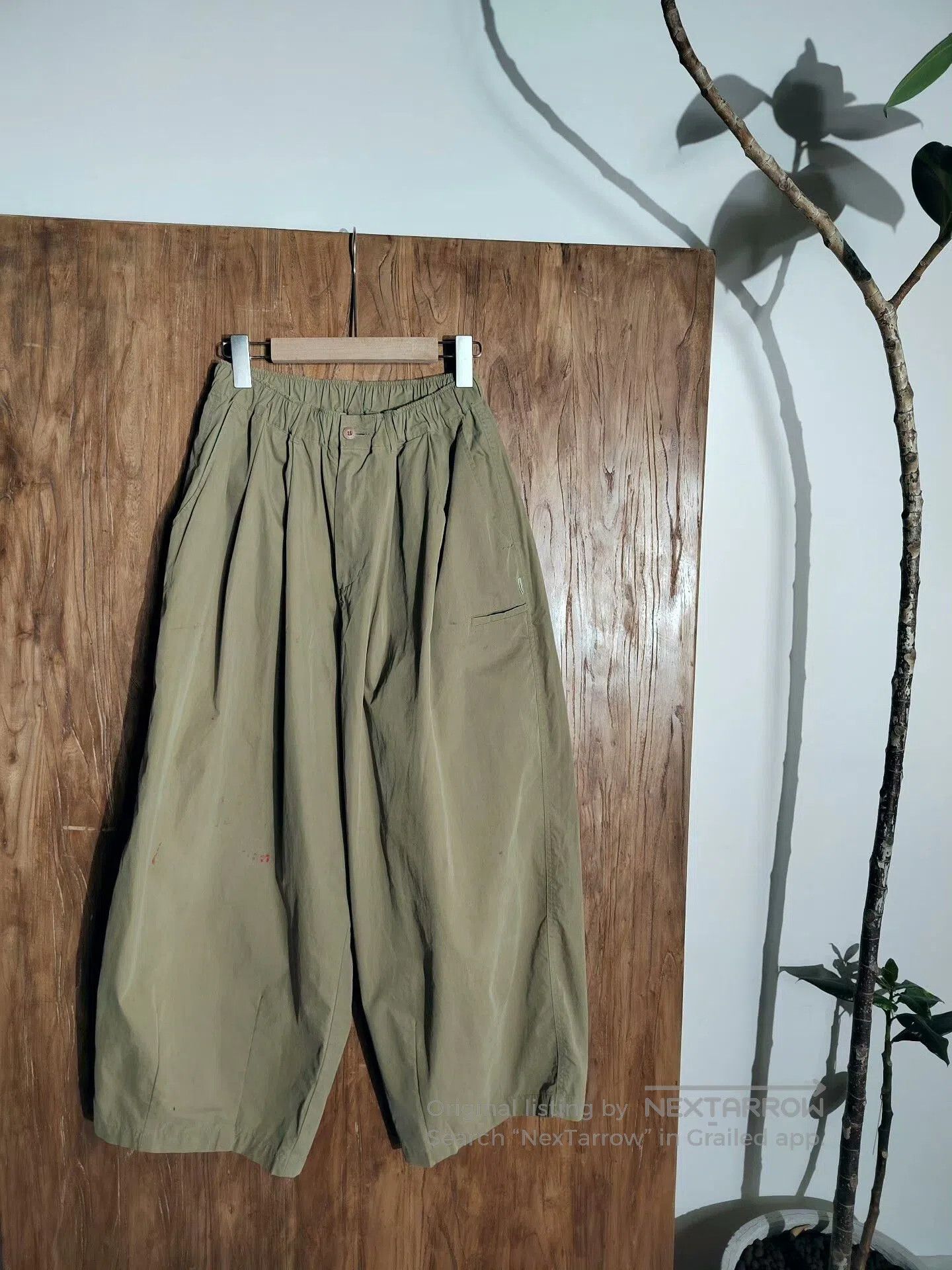 Japanese Brand LIBERE Casual Work Trousers in Khaki. Size US 28 / EU 44 - 1 Thumbnail