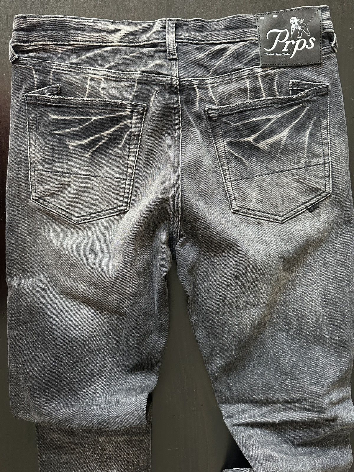 Prps PRPS “SOUL / Marvin Gaye Inspired” Distressed– Black W32 Size US 32 / EU 48 - 9 Thumbnail